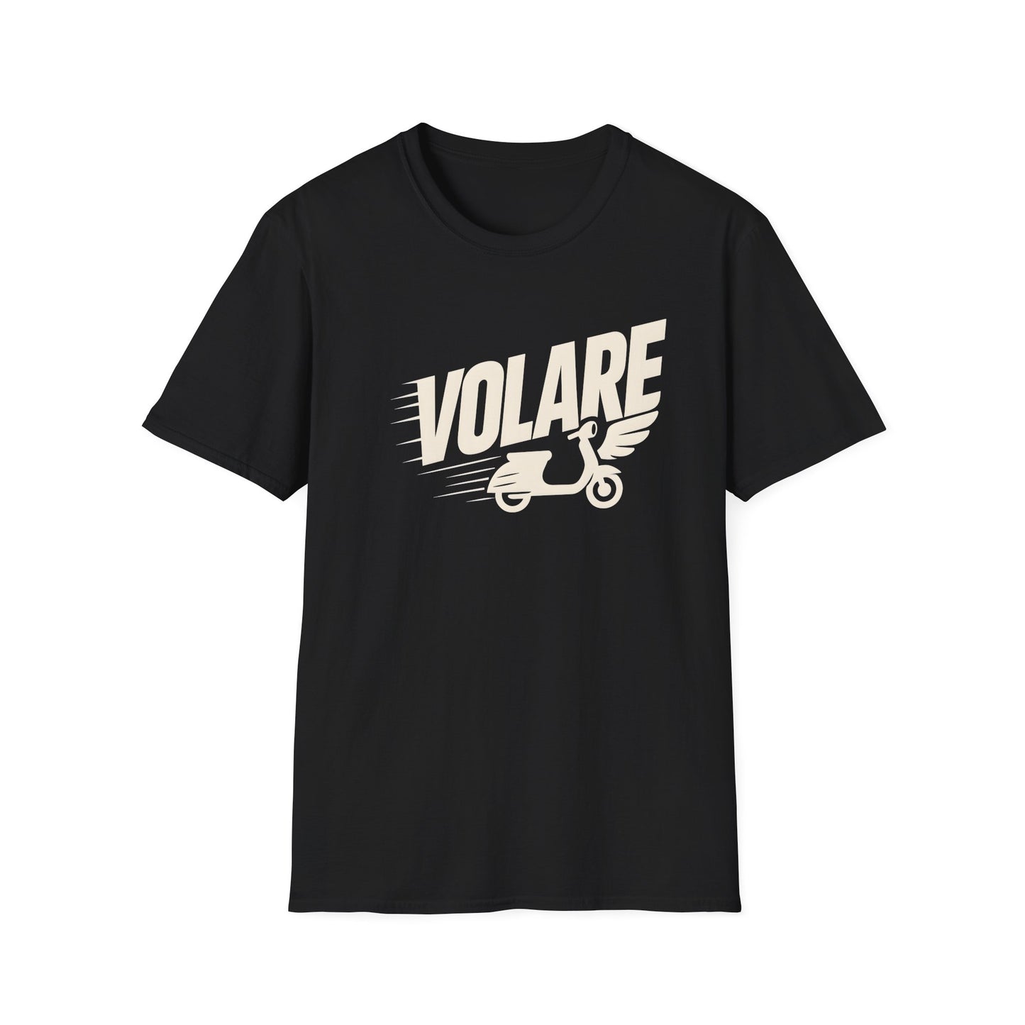 Volare Scooter T‑Shirt — Vintage Vespa Ride Graphic Tee