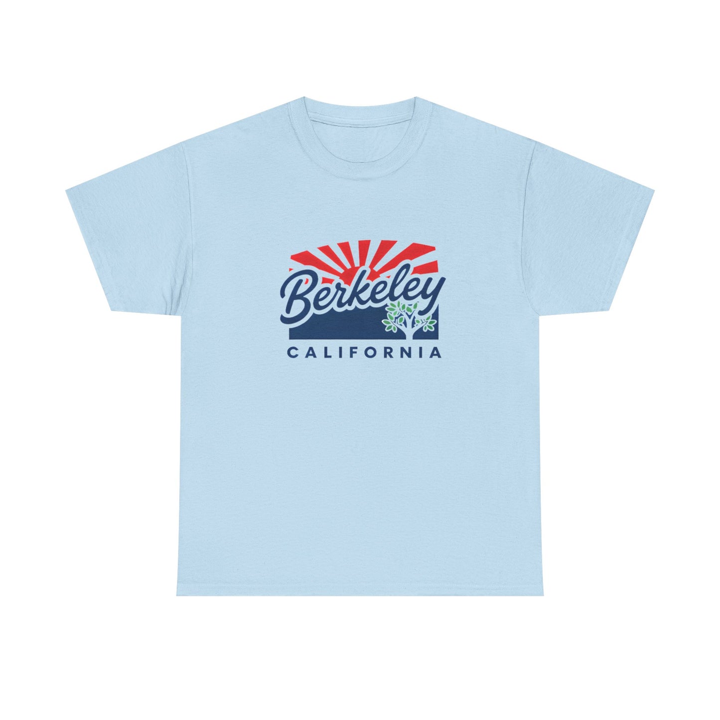 Berkeley California Retro Sunrise T-Shirt | 70s Vintage Script Tee | Bay Area Sunset Vibes Gift | UC Berkeley Alumni Student Local Pride