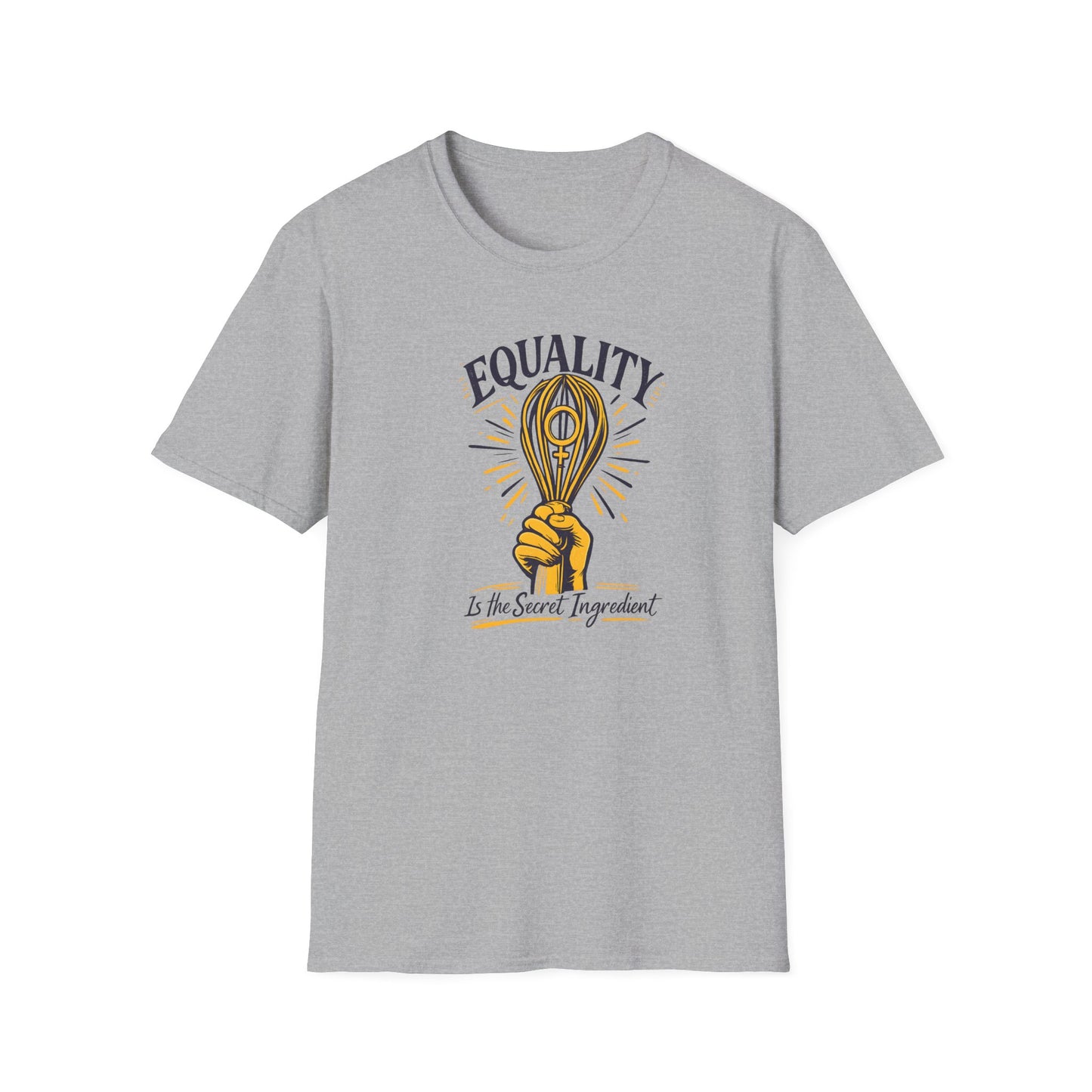 Equality Whisk T-Shirt — "Equality is the Secret Ingredient" Chef-Inspired Tee