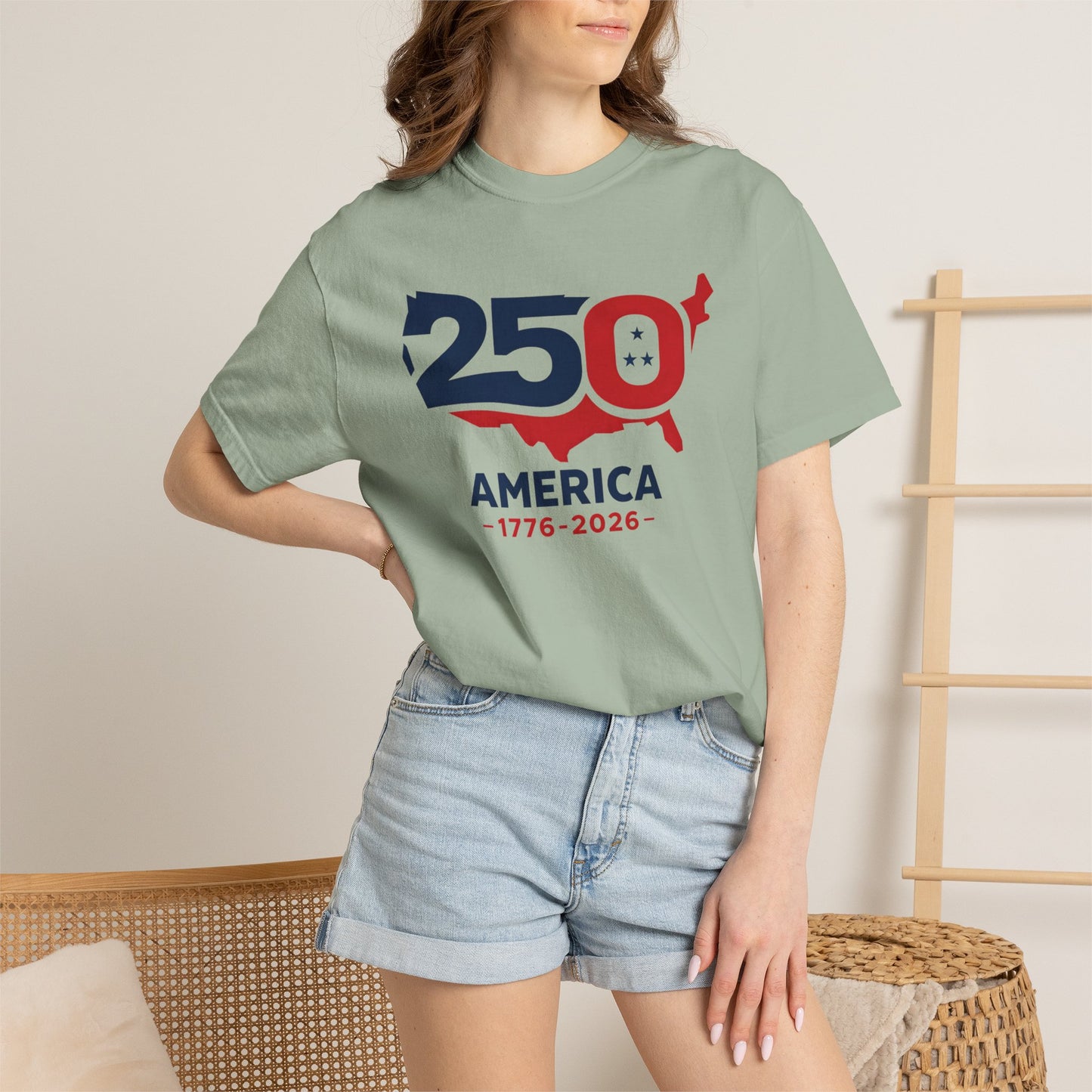 250 America 1776-2026 T-shirt | US Map Centennial Anniversary