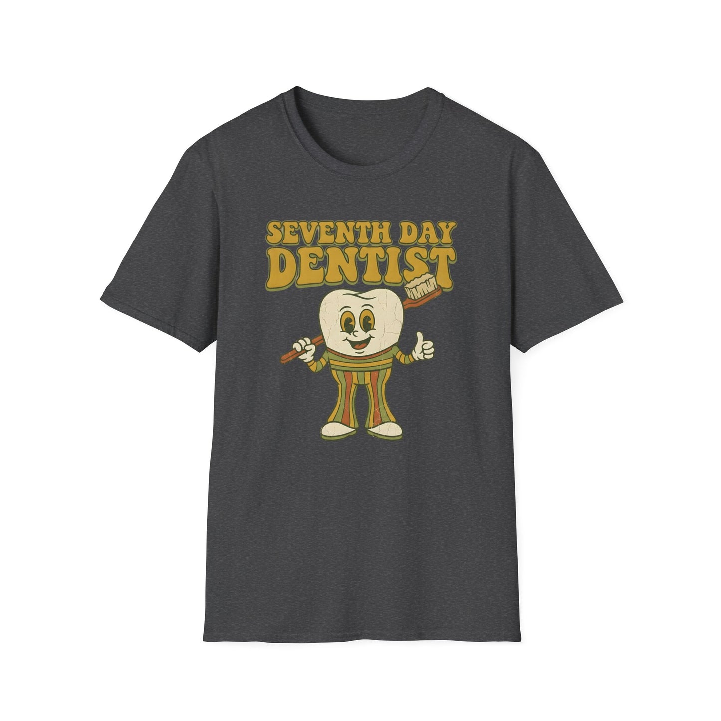 Thou Shall Flosst Seventh Day Dentist T-Shirt | Dental Humor, Tooth Design
