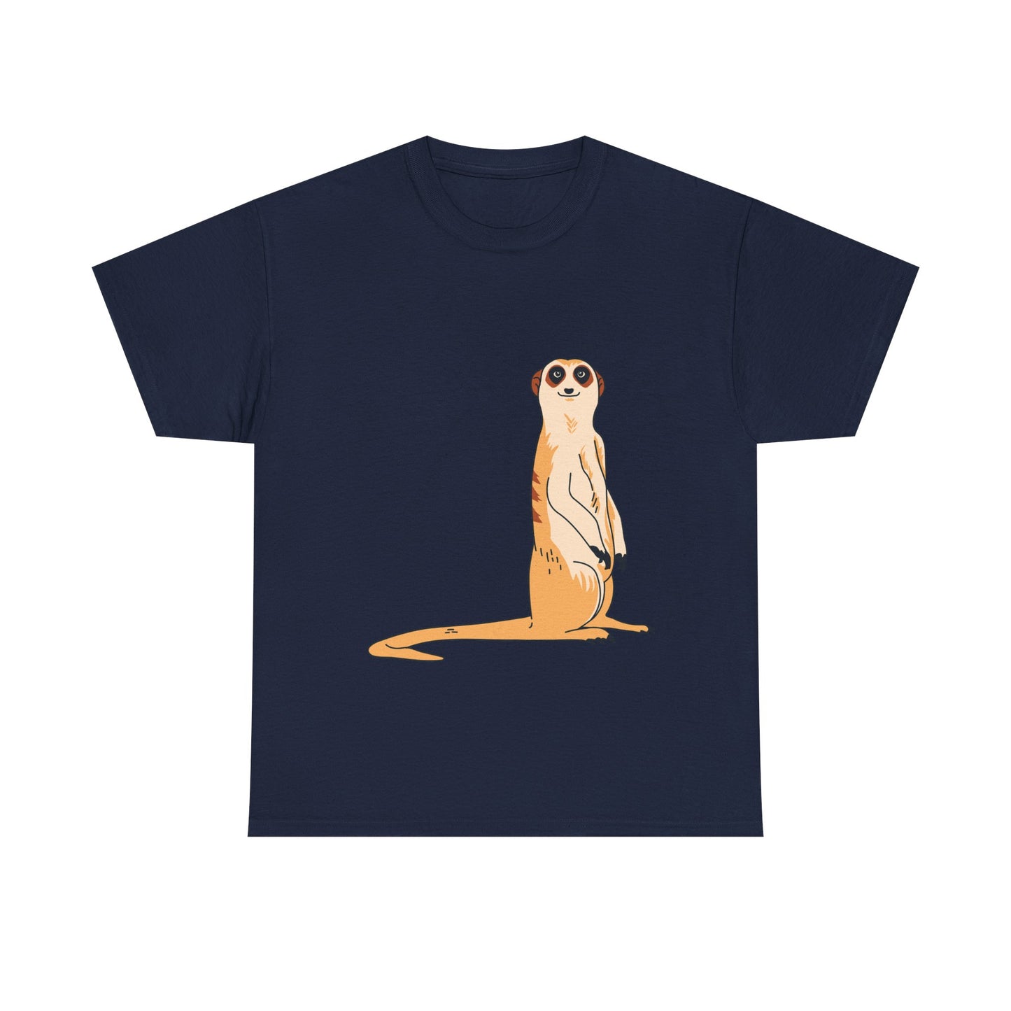 Meerkat T-Shirt | Wildlife Animal Illustration Tee | Gift for Animal Lover Zoo Enthusiast Safari Fan | Cute Desert Creature Shirt