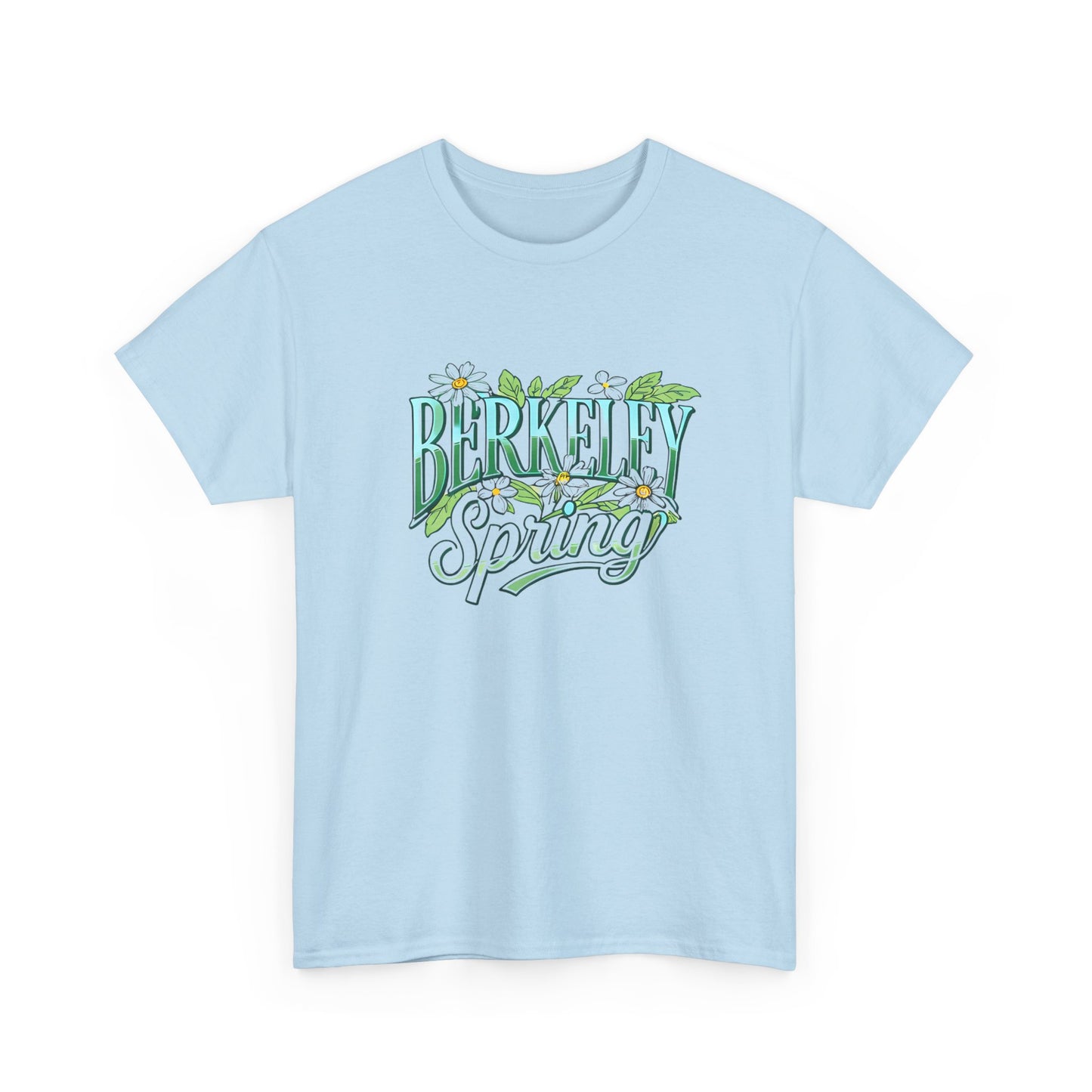Berkeley California T-Shirt | Retro Spring Floral Script Tee | Bay Area College Town Gift | UC Berkeley Alumni Student Local Pride Shirt