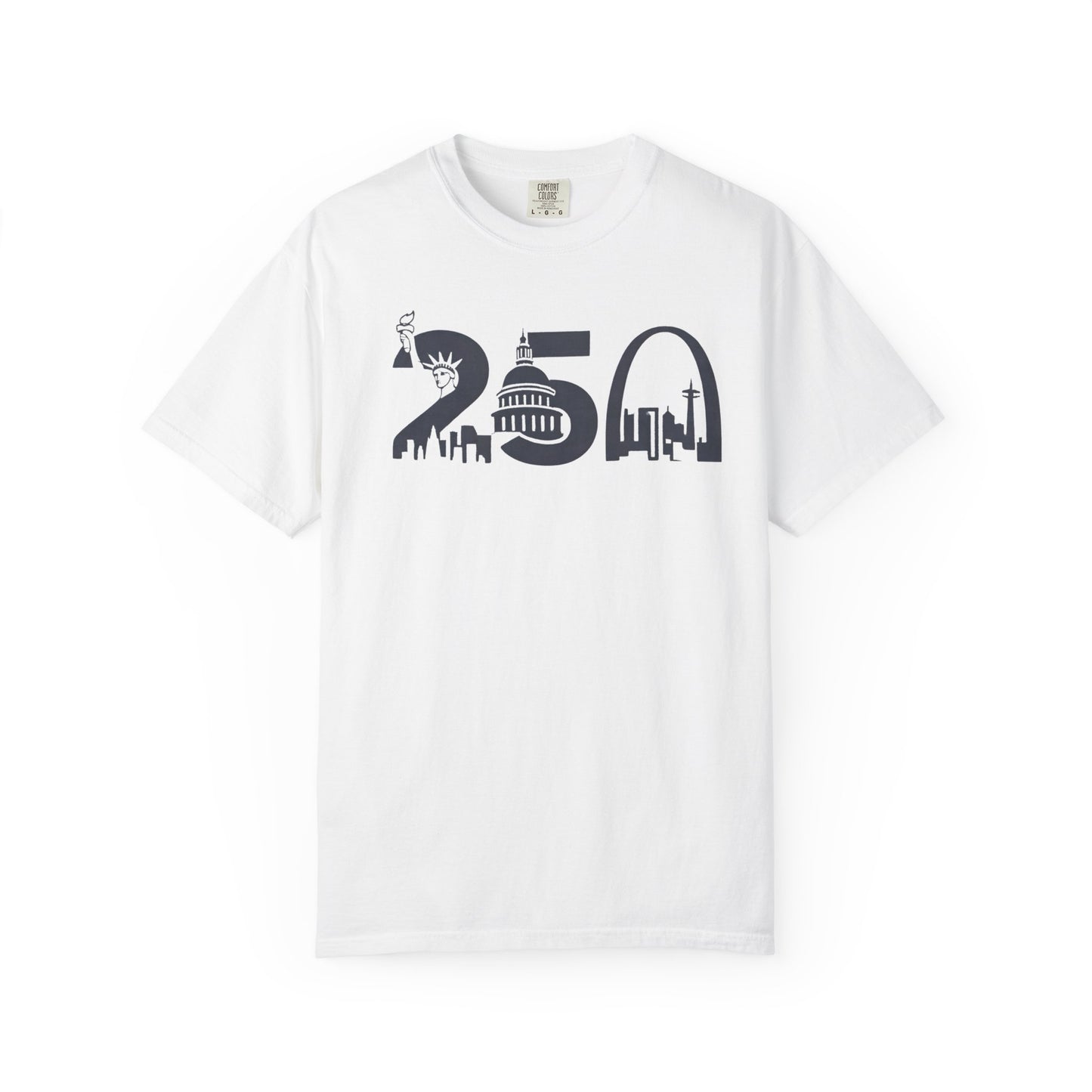 USA 250th Anniversary skyline Liberty design T-Shirt | Independence celebration