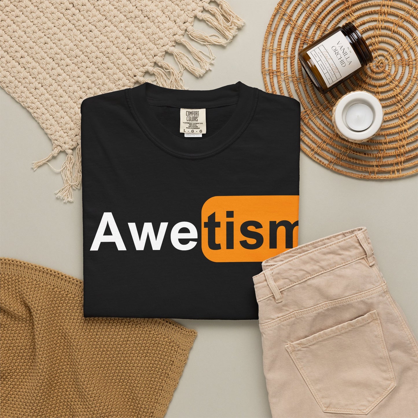 Awetism Graphic T-Shirt — Autism Awareness Logo Tee