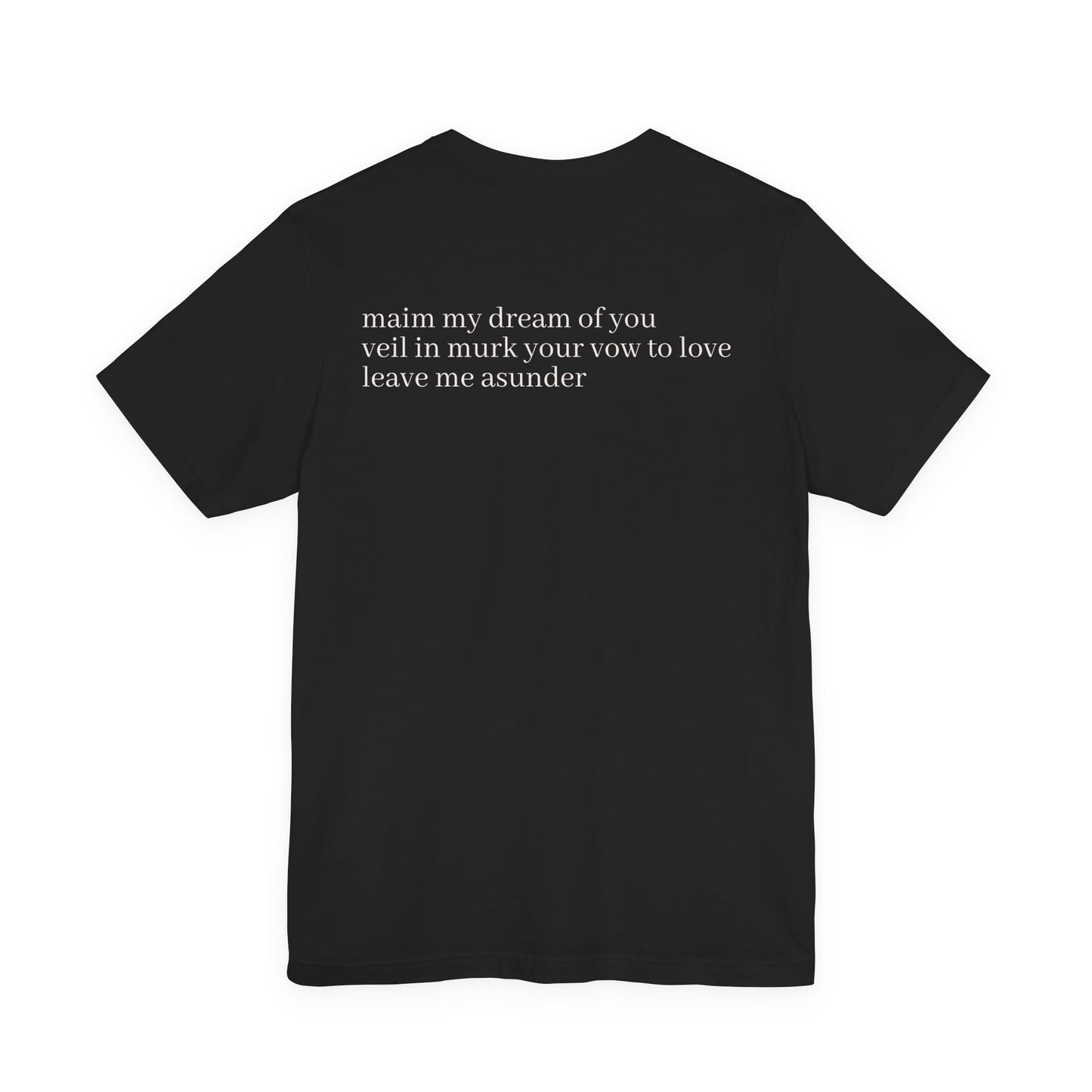 Submission Haiku Tee — Minimal Poem Graphic T-Shirt
