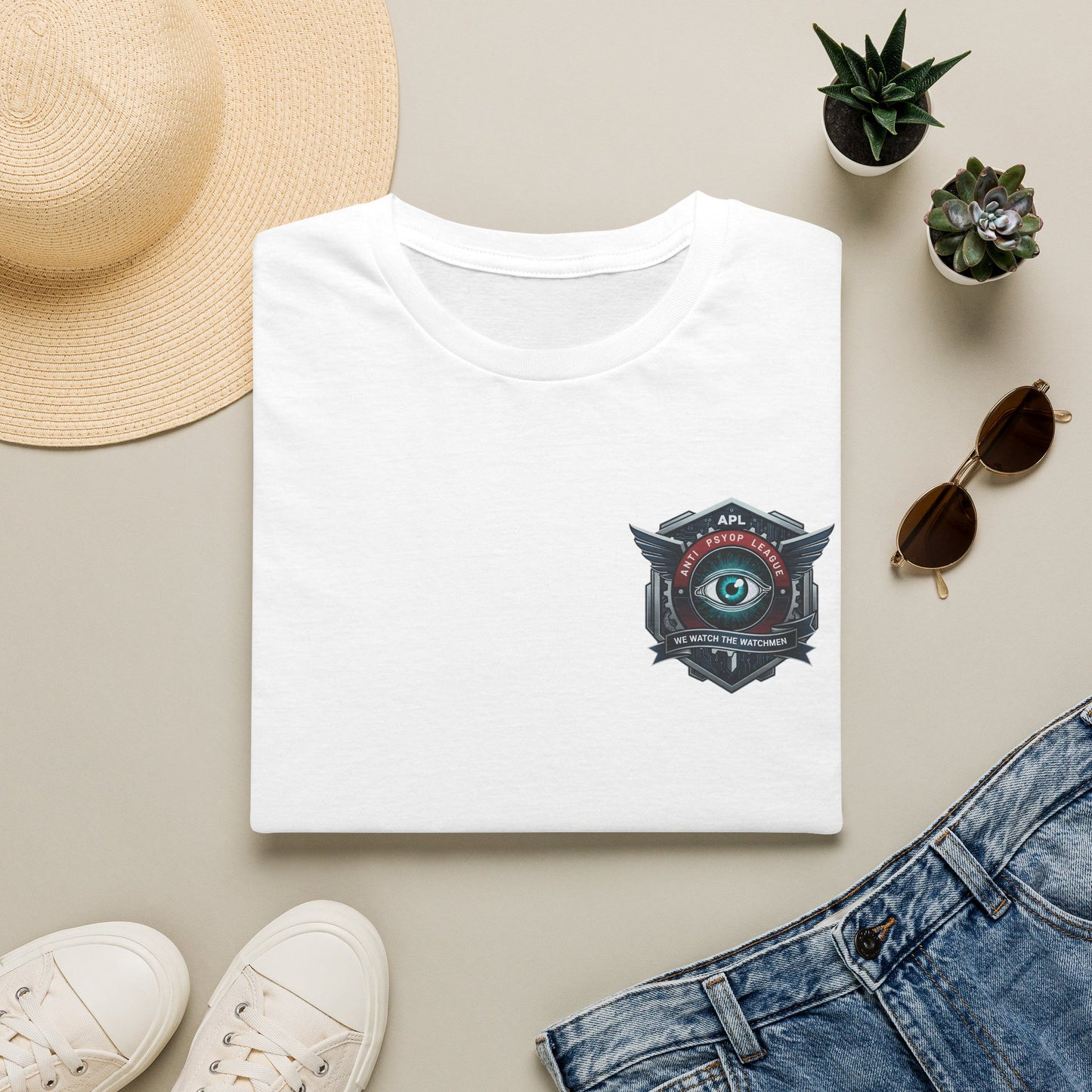 Eye Emblem T-Shirt — Retro All-Seeing Eye Graphic Tee