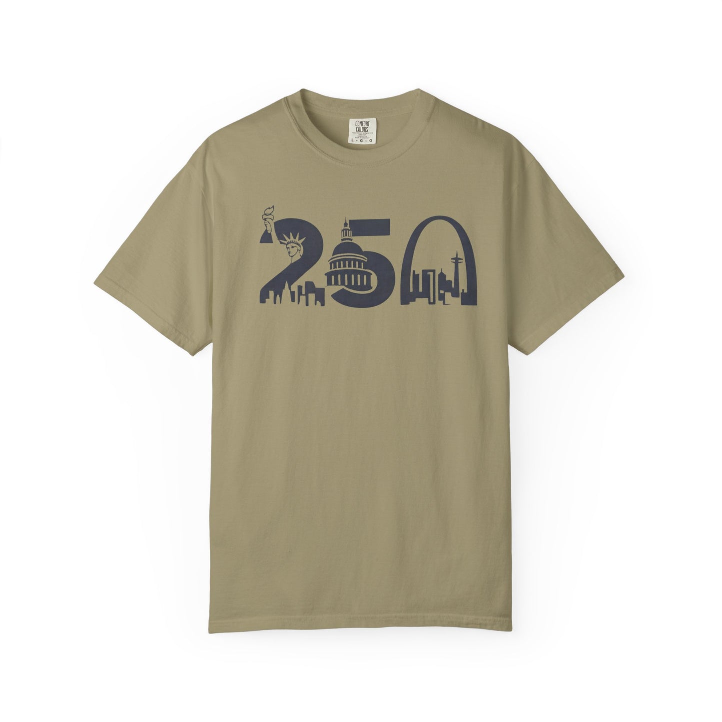 USA 250th Anniversary skyline Liberty design T-Shirt | Independence celebration