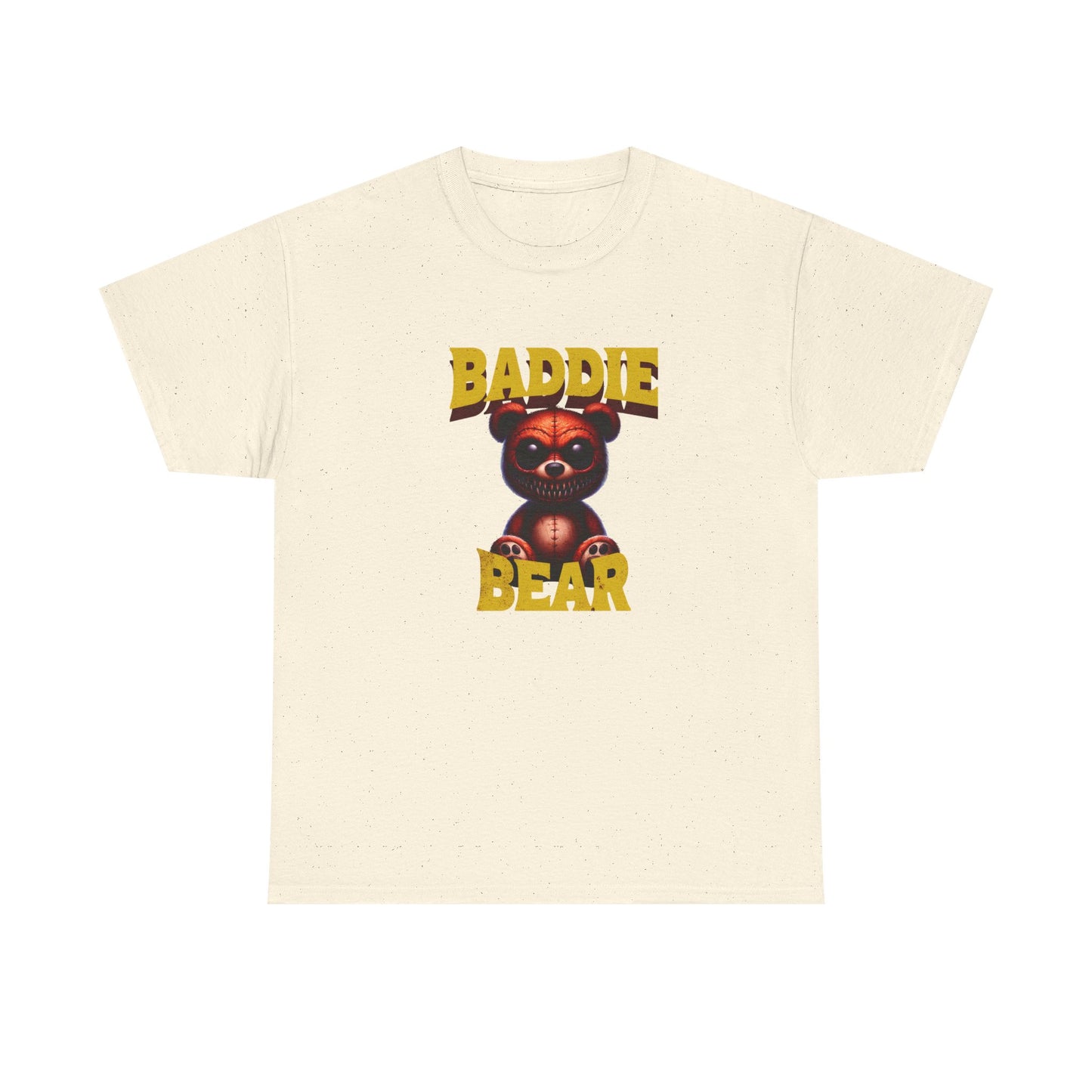 Baddie Bear Graphic T-Shirt | Vintage Y2K Aesthetic Hip Hop Style | Gift for Gen Z Trendsetter Pop Culture Fan | Edgy Statement Tee
