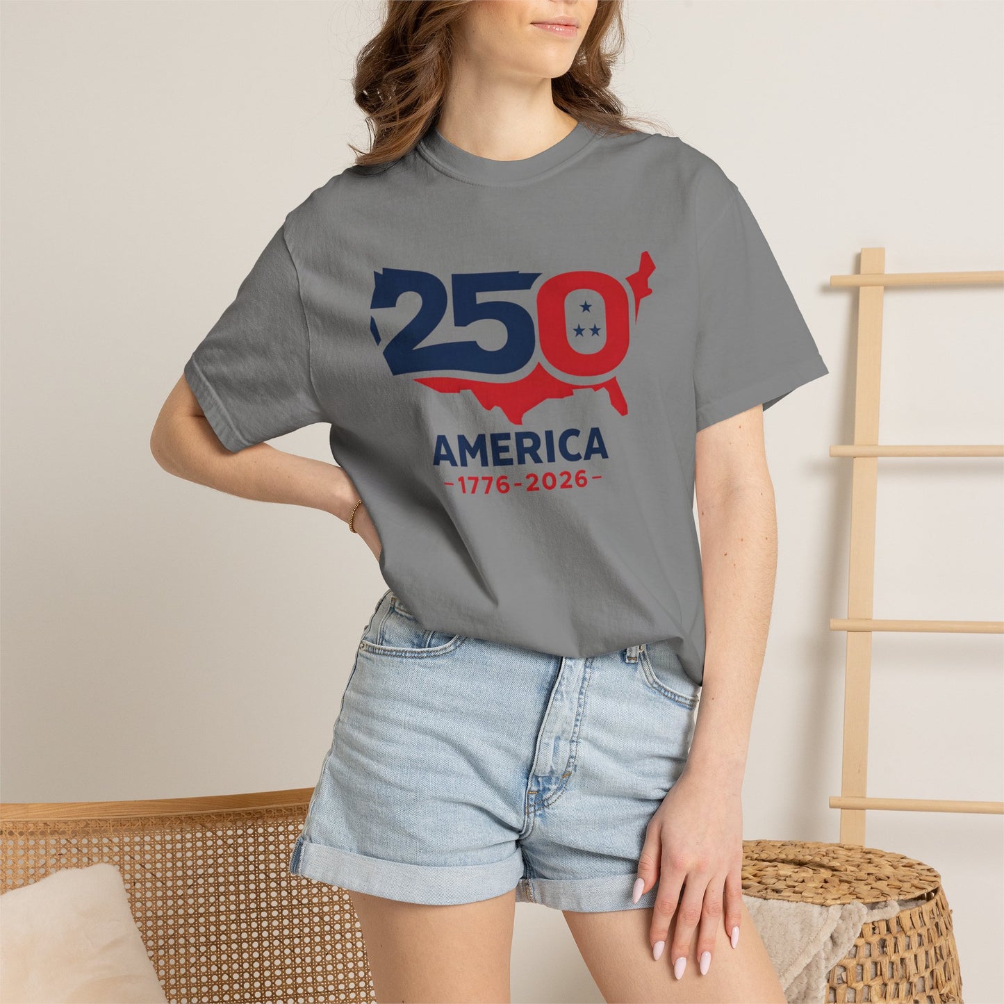 250 America 1776-2026 T-shirt | US Map Centennial Anniversary