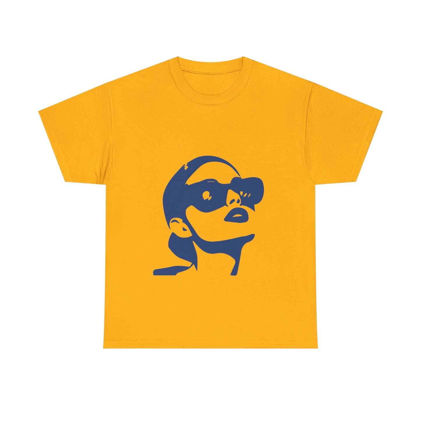 Retro Pop Art Sunglasses Face T-Shirt | Bold 60s 70s Vintage Cool Style | Gift for Art Lover Vintage Enthusiast | Groovy Statement Tee