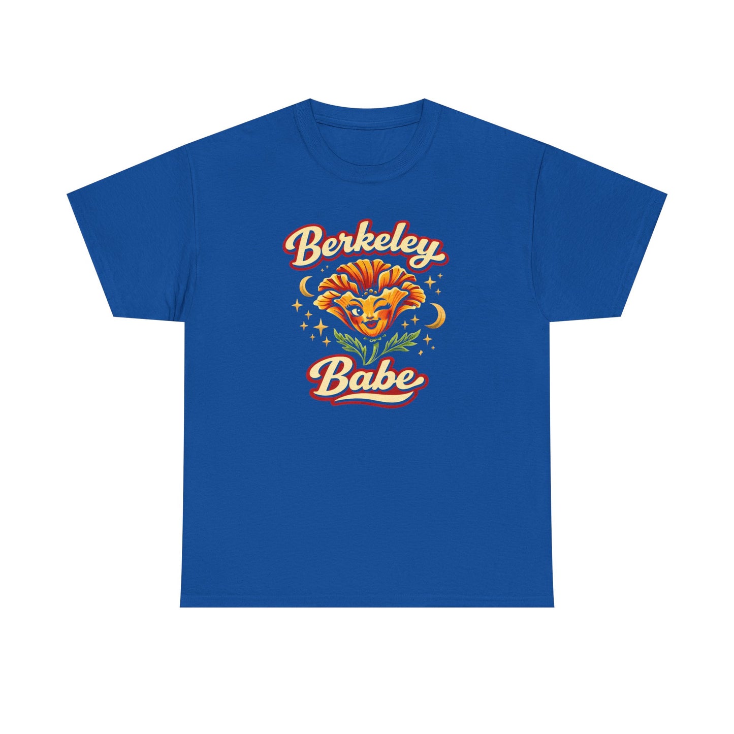 Berkeley Babe T-Shirt — Retro Floral Sunflower Graphic Tee