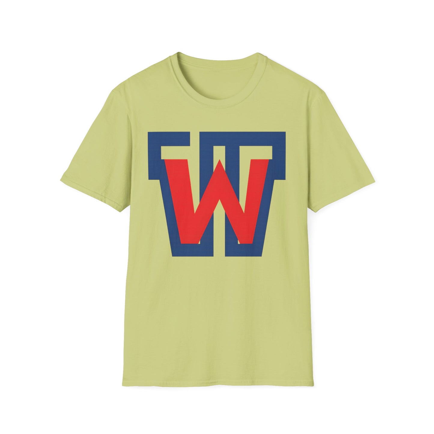 Victory 'W' Graphic T-Shirt — Retro Red & Navy Letterman Logo