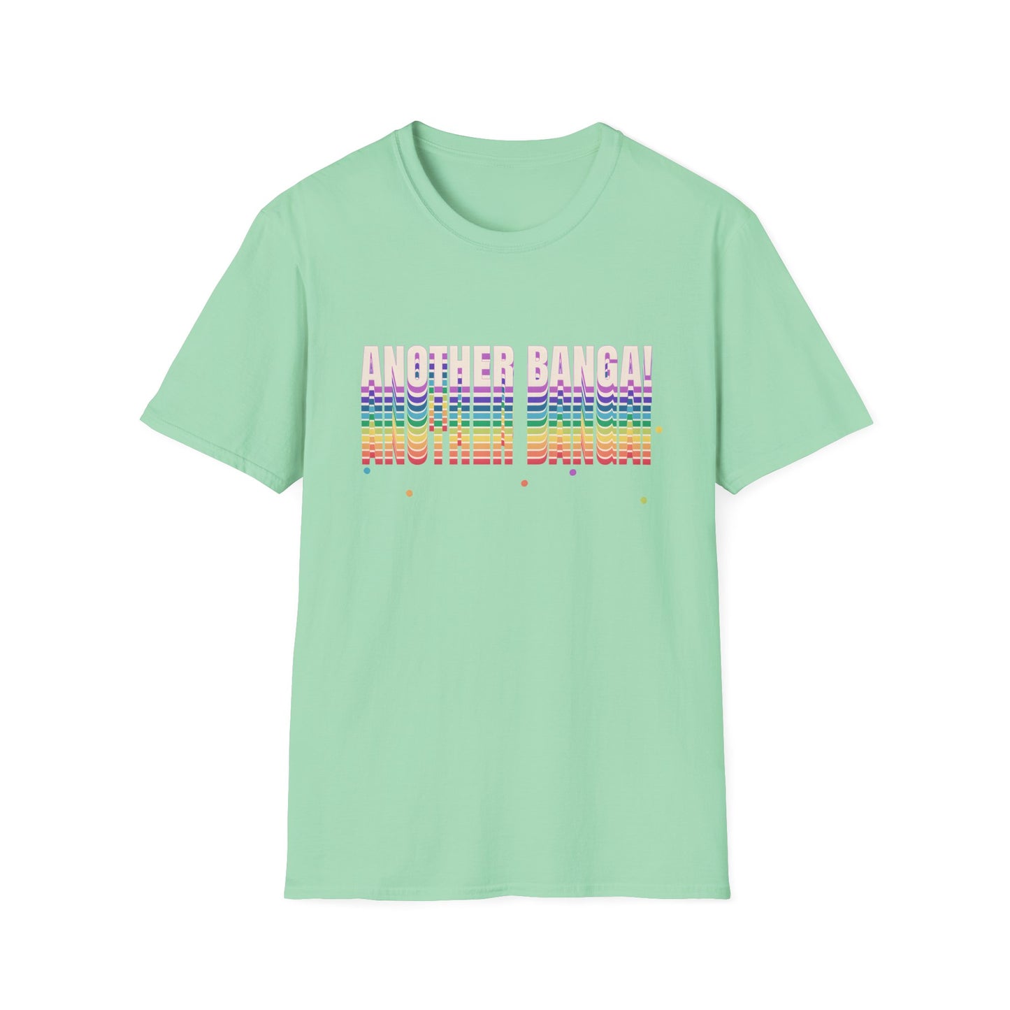 Another Banga! T-Shirt | Retro Script Hip Hop Slang Music Tee | Gift for Music Lover Gen Z Trendsetter | Statement Pop Culture Shirt
