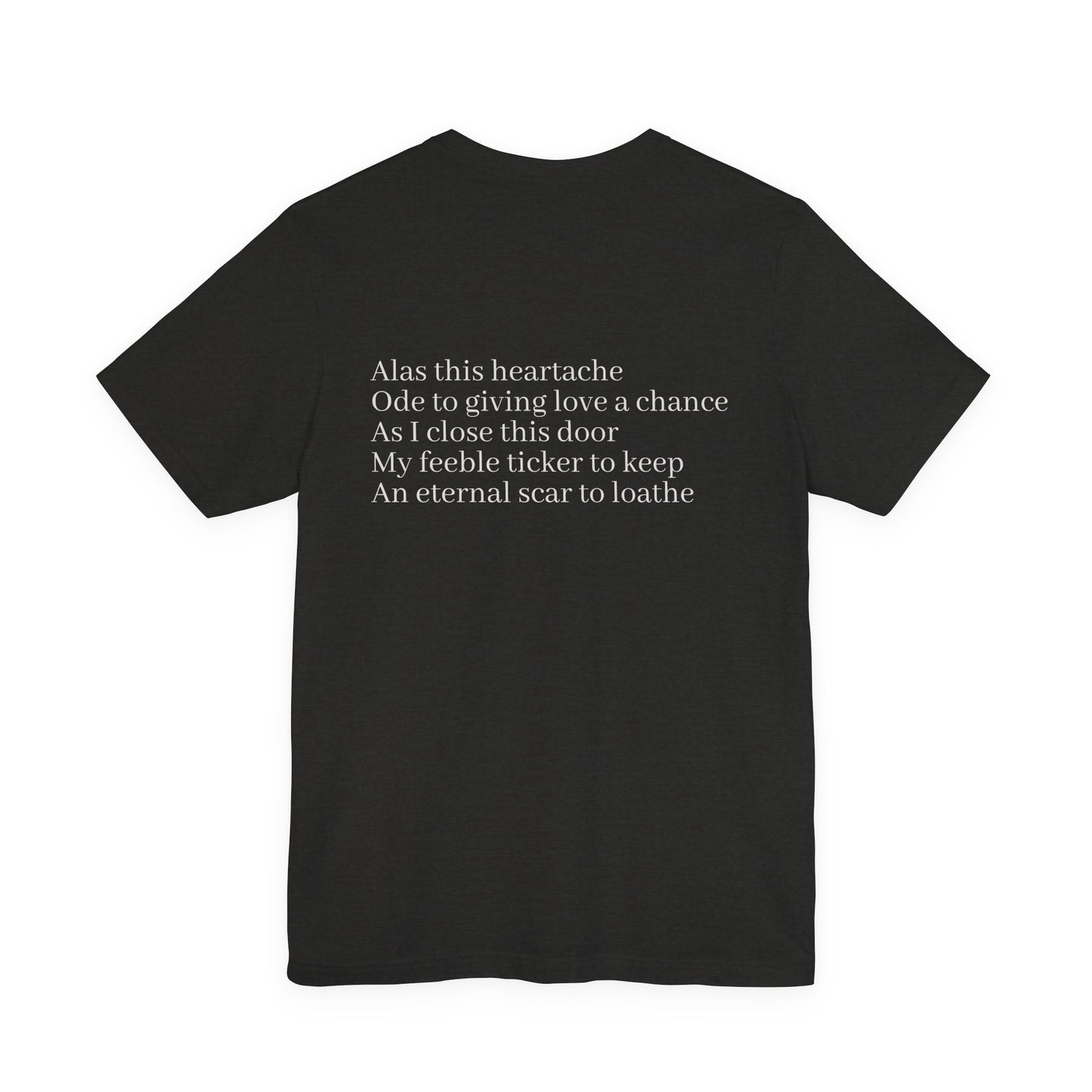 Fracture Haiku Poetry T-Shirt | Literary Minimalist Japanese Tanka Poem | Gift for Writer Poet Deep Thinker Book Lover | Wearable Literature