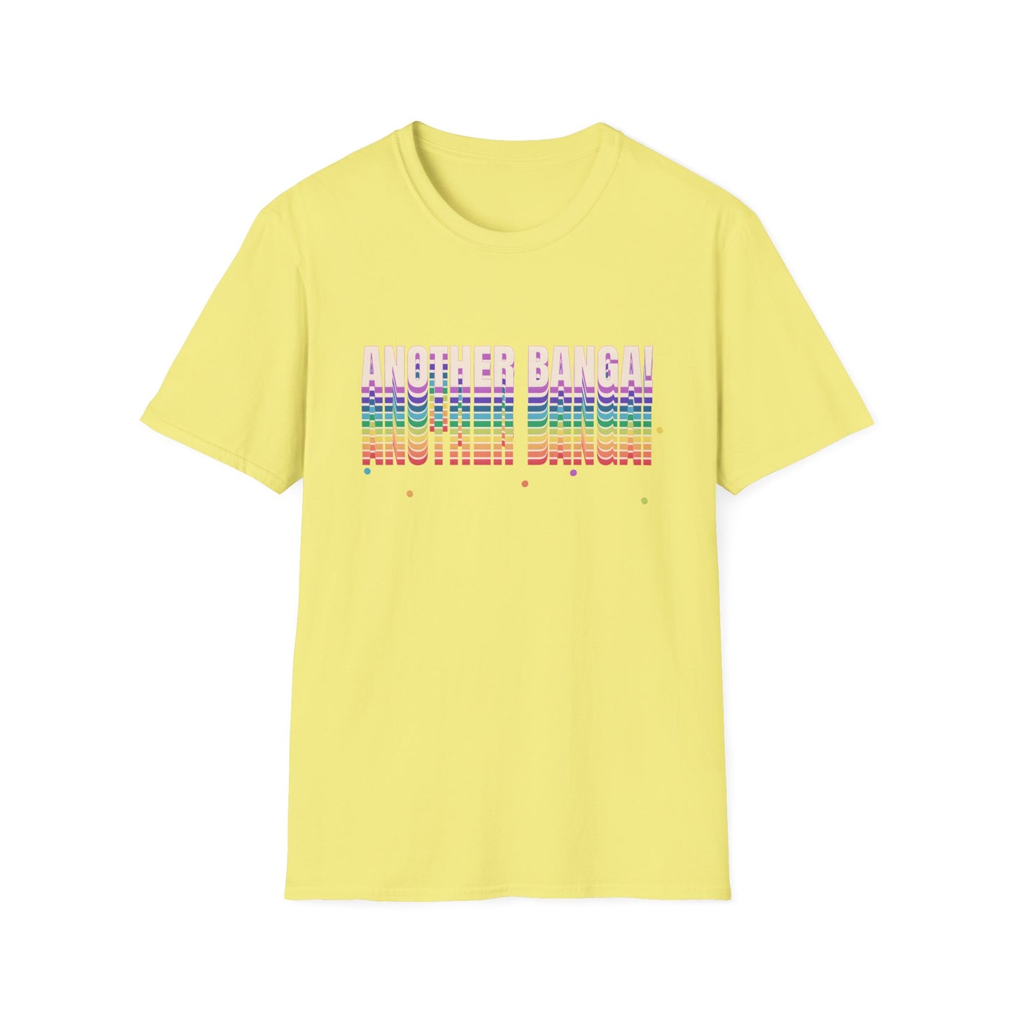 Another Banga! T-Shirt | Retro Script Hip Hop Slang Music Tee | Gift for Music Lover Gen Z Trendsetter | Statement Pop Culture Shirt