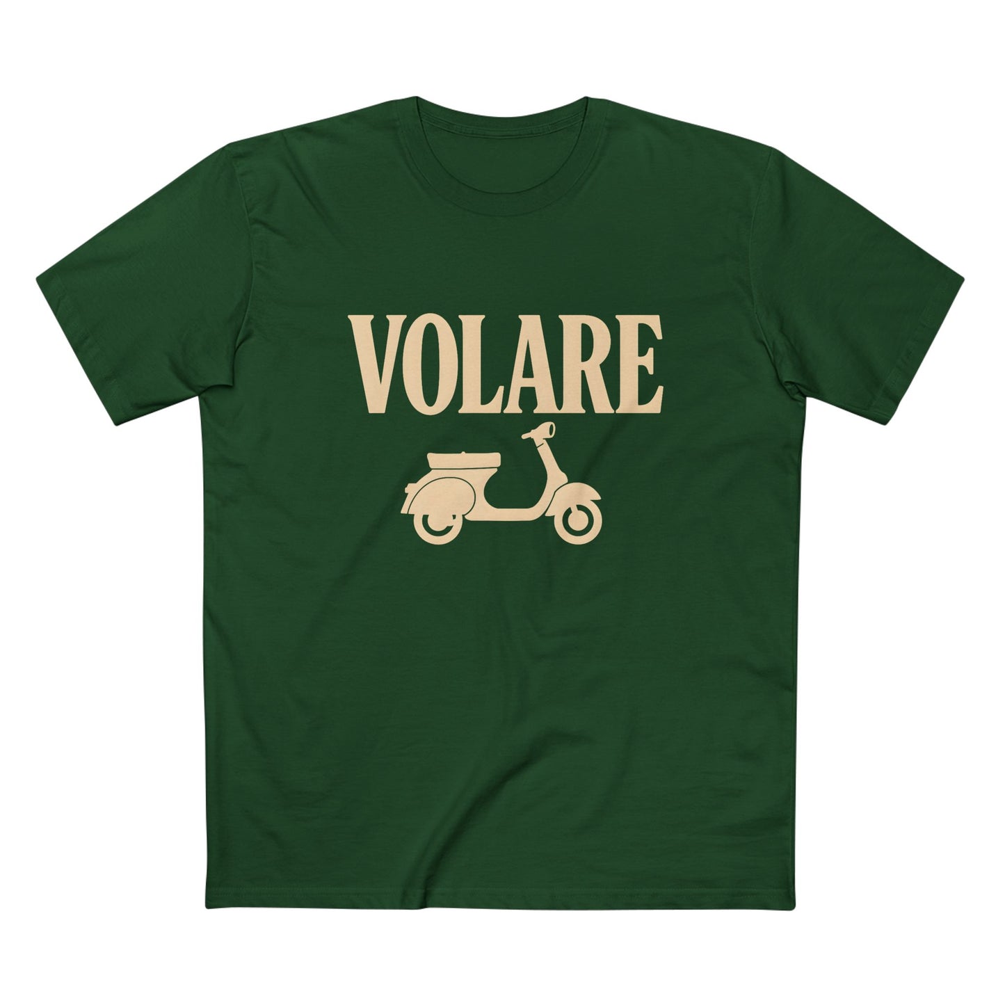 Volare Vespa Scooter T-Shirt | Vintage Italian Retro Motorcycle Illustration | Vespa Lover Italy Fan Rider | Volare Scooter Pride Tee