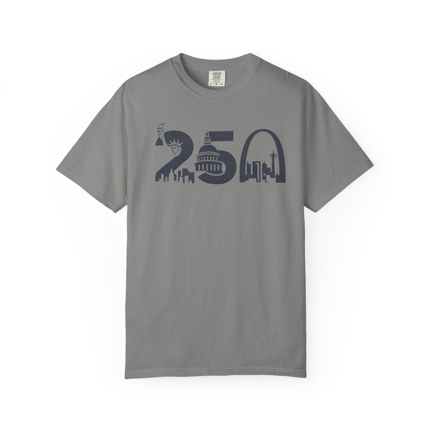USA 250th Anniversary skyline Liberty design T-Shirt | Independence celebration