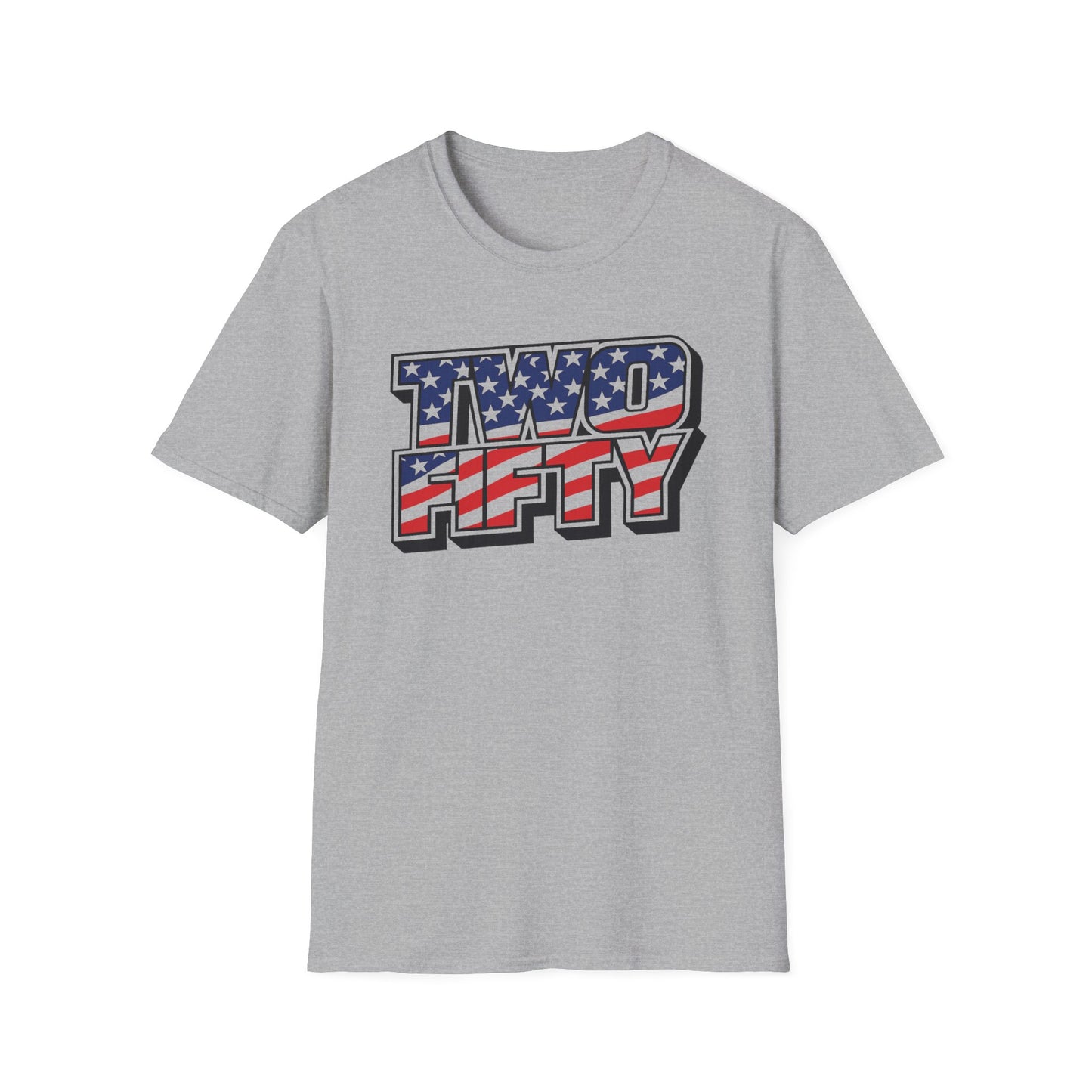 Two Fifty American Flag T-Shirt | 250th USA Anniversary Semiquincentennial 2026 | Patriotic Independence Day Gift | 1776-2026 Stars Stripes