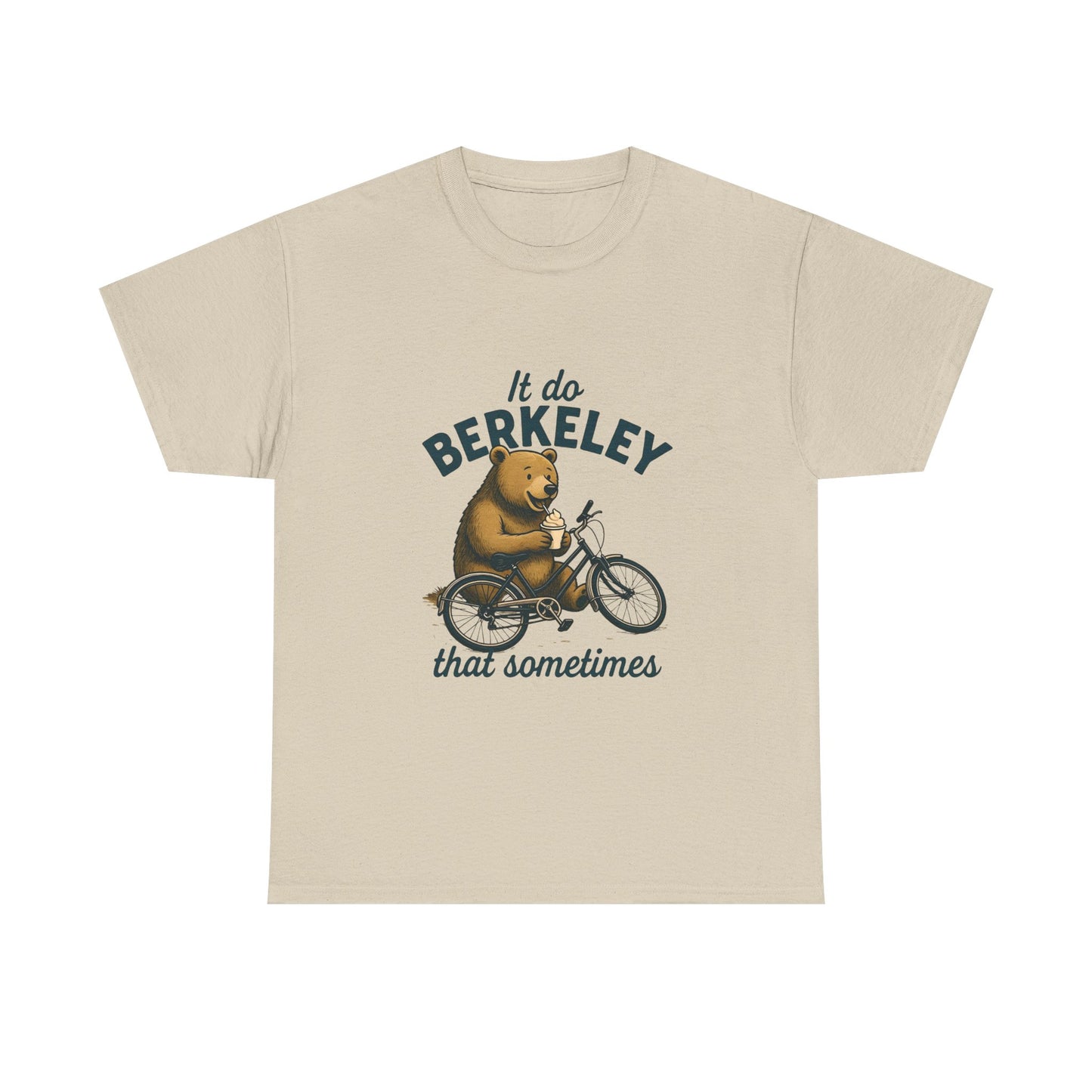 Berkeley Bear Bike Tee — "It do Berkeley that sometimes" Casual Graphic T-Shirt