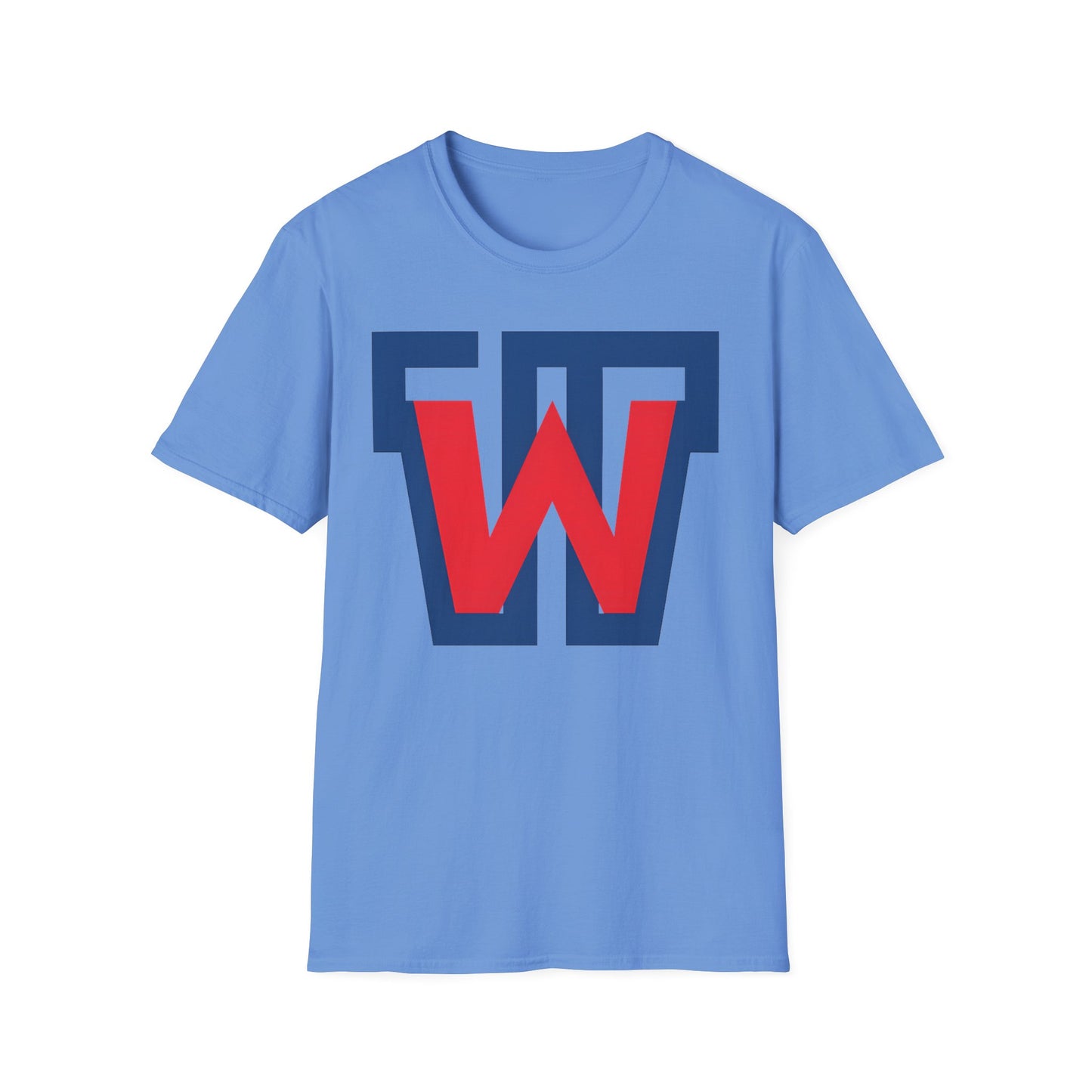 Victory 'W' Graphic T-Shirt — Retro Red & Navy Letterman Logo