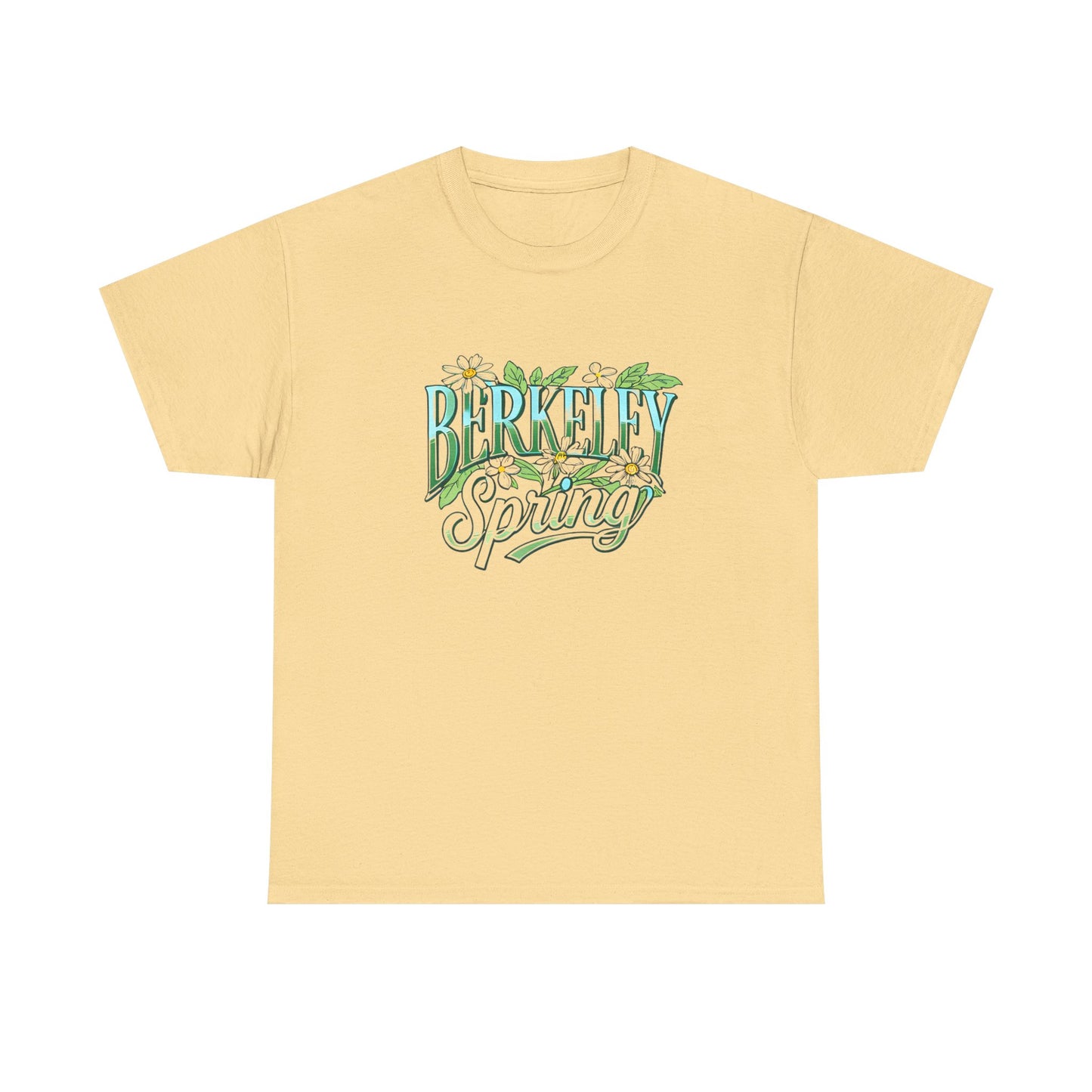 Berkeley California T-Shirt | Retro Spring Floral Script Tee | Bay Area College Town Gift | UC Berkeley Alumni Student Local Pride Shirt