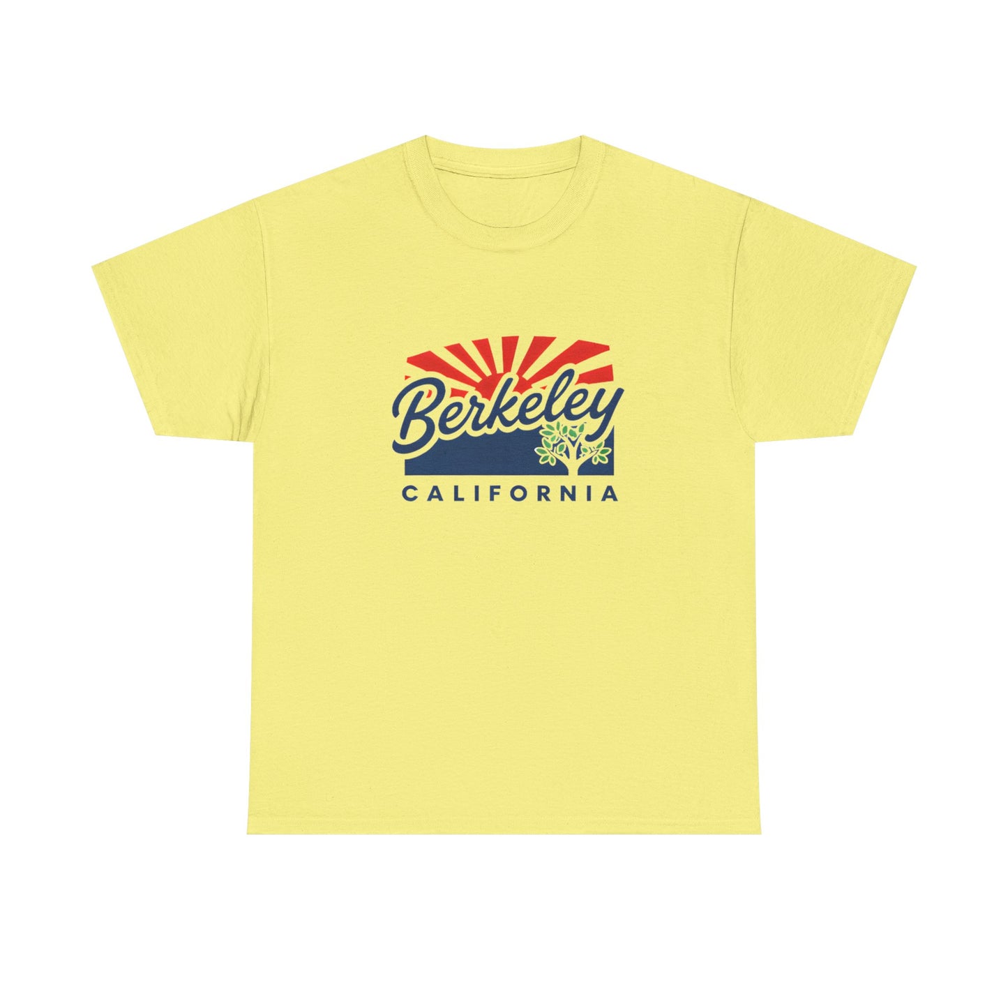Berkeley California Retro Sunrise T-Shirt | 70s Vintage Script Tee | Bay Area Sunset Vibes Gift | UC Berkeley Alumni Student Local Pride