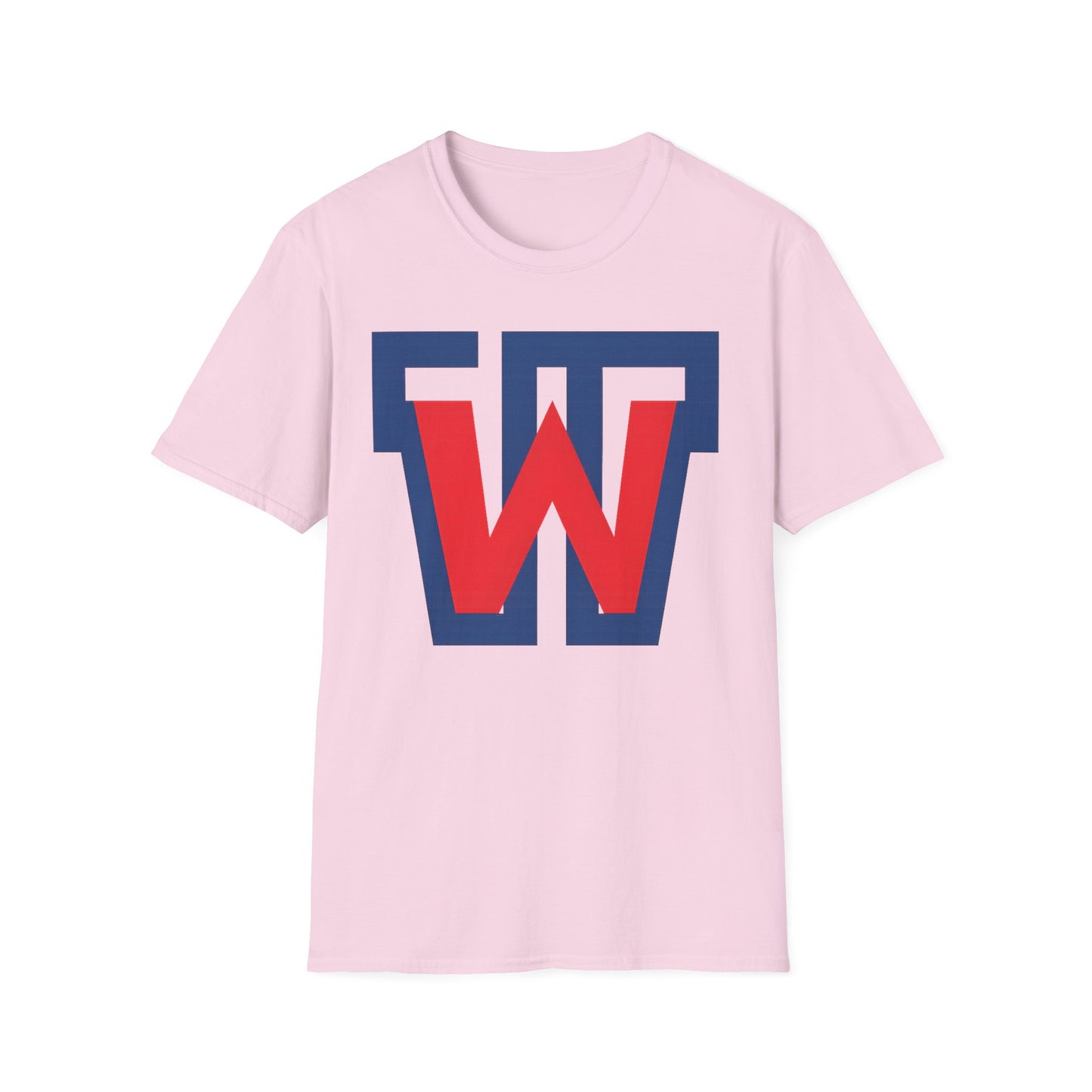 Victory 'W' Graphic T-Shirt — Retro Red & Navy Letterman Logo