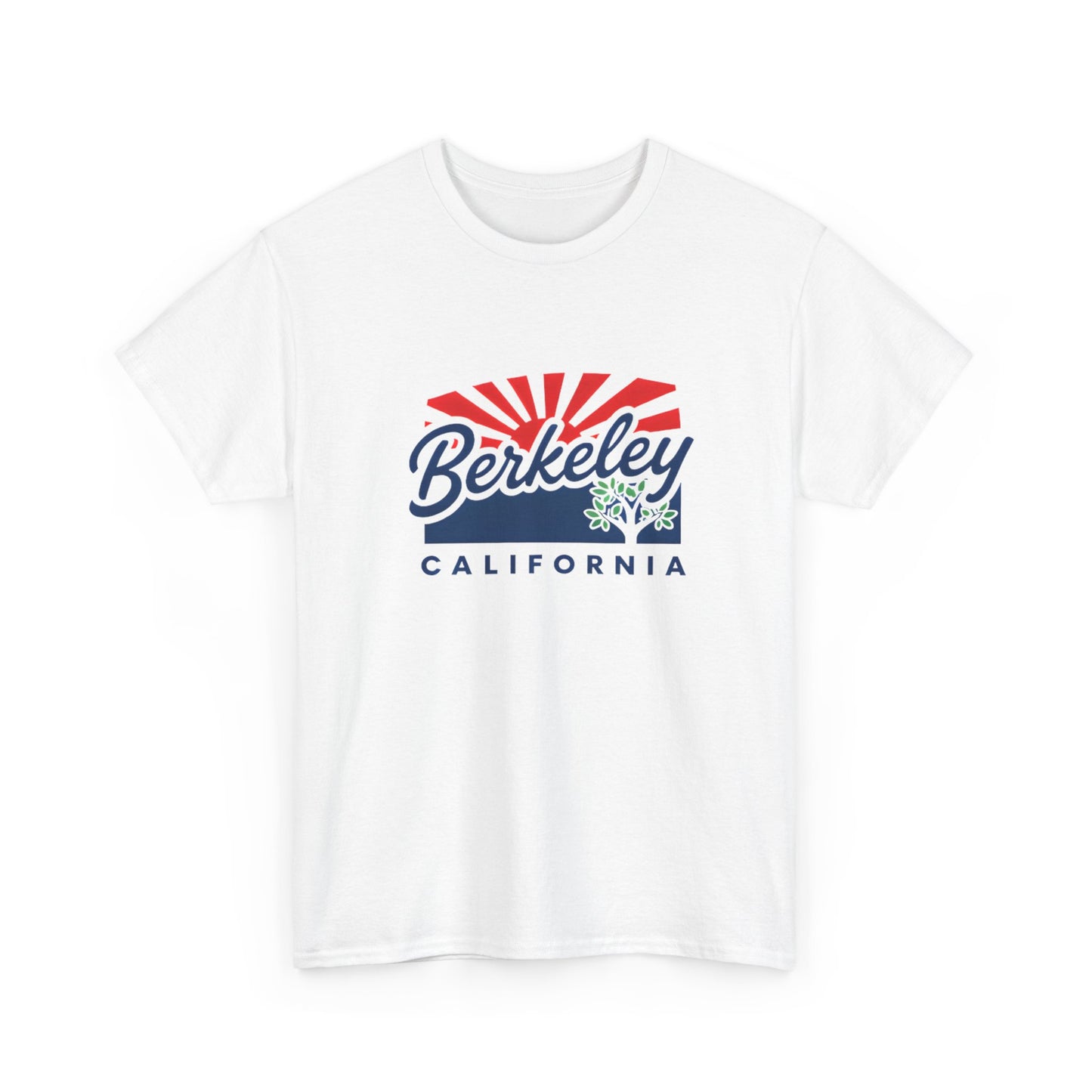 Berkeley California Retro Sunrise T-Shirt | 70s Vintage Script Tee | Bay Area Sunset Vibes Gift | UC Berkeley Alumni Student Local Pride