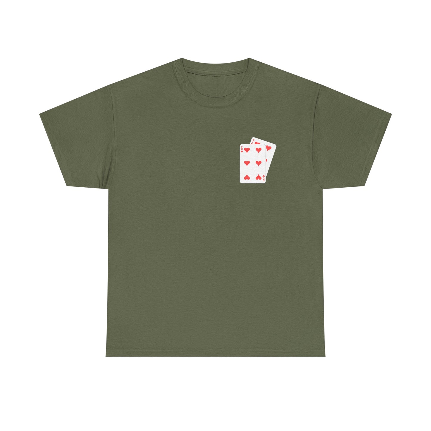 Love is a Gamble Shirt | Playing Cards Heart Shirt | Poker Love Tee | Casino Romance Shirt | 67 Unsuited Tee | Card Player Gift Unisex