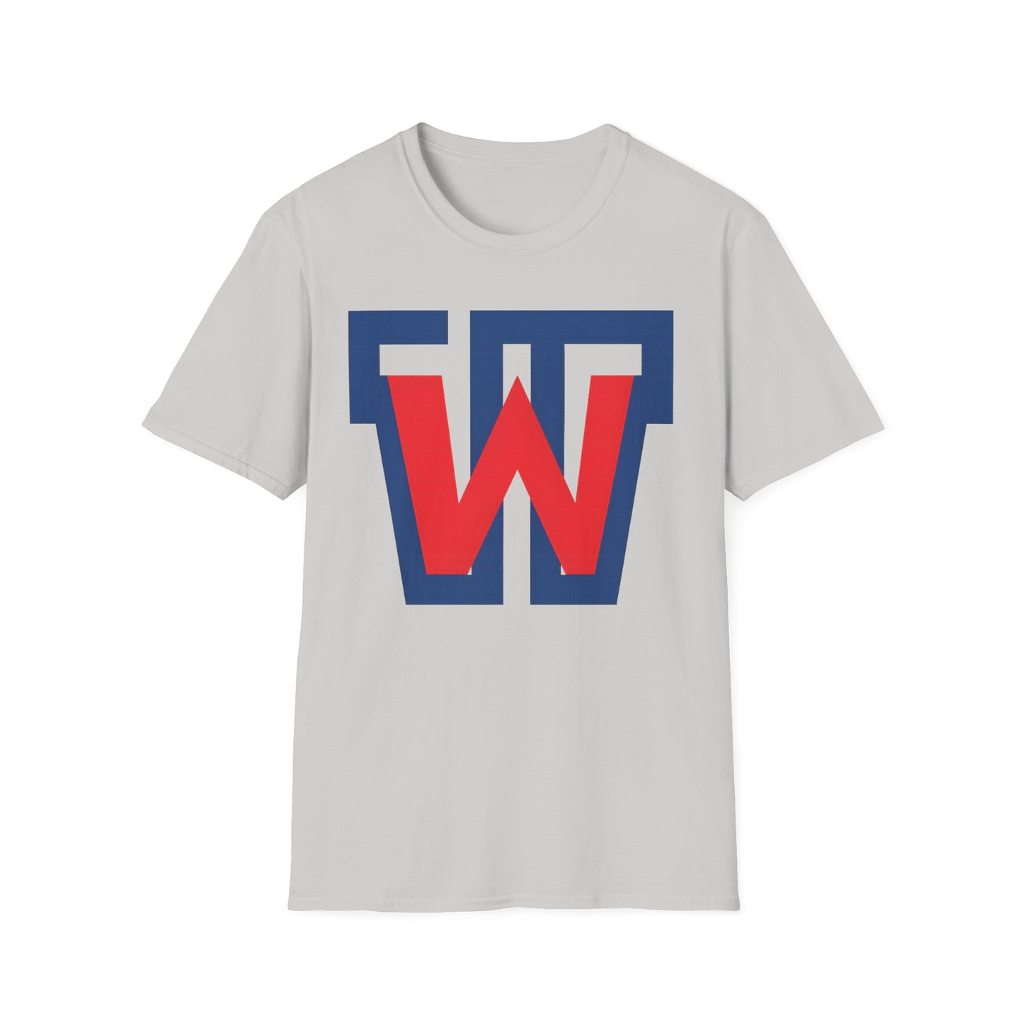 Victory 'W' Graphic T-Shirt — Retro Red & Navy Letterman Logo