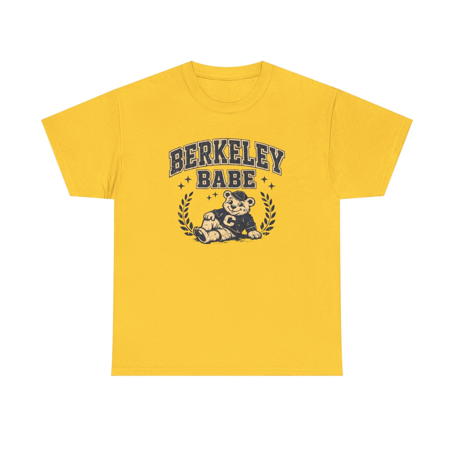 Berkeley Babe Tee — Vintage Campus Bear Graphic T‑Shirt