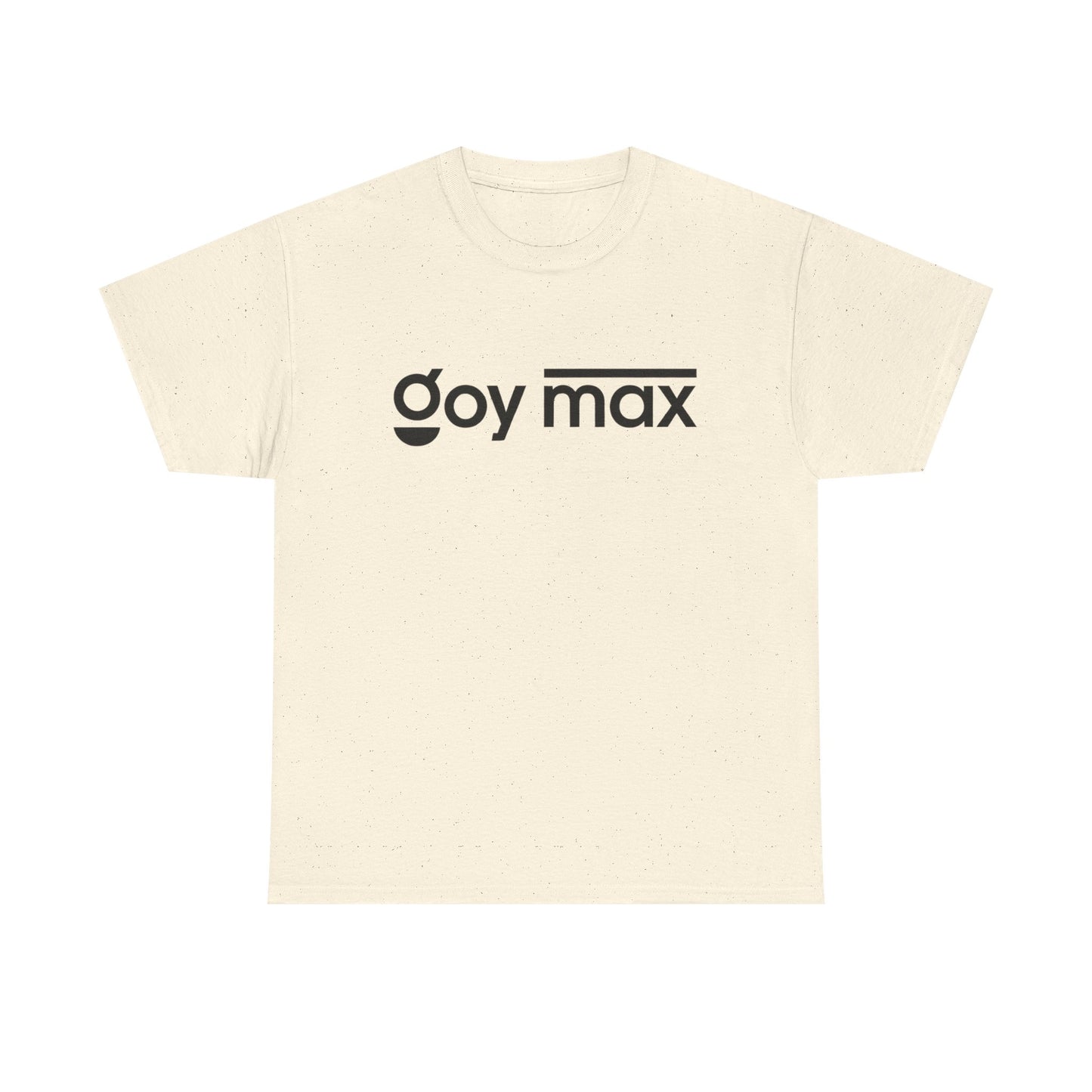 Goy Max Minimalist Logo Tee, Subtle Chest Text Shirt, Modern Typography Top, Clean Aesthetic Streetwear, Internet Meme Fashion
