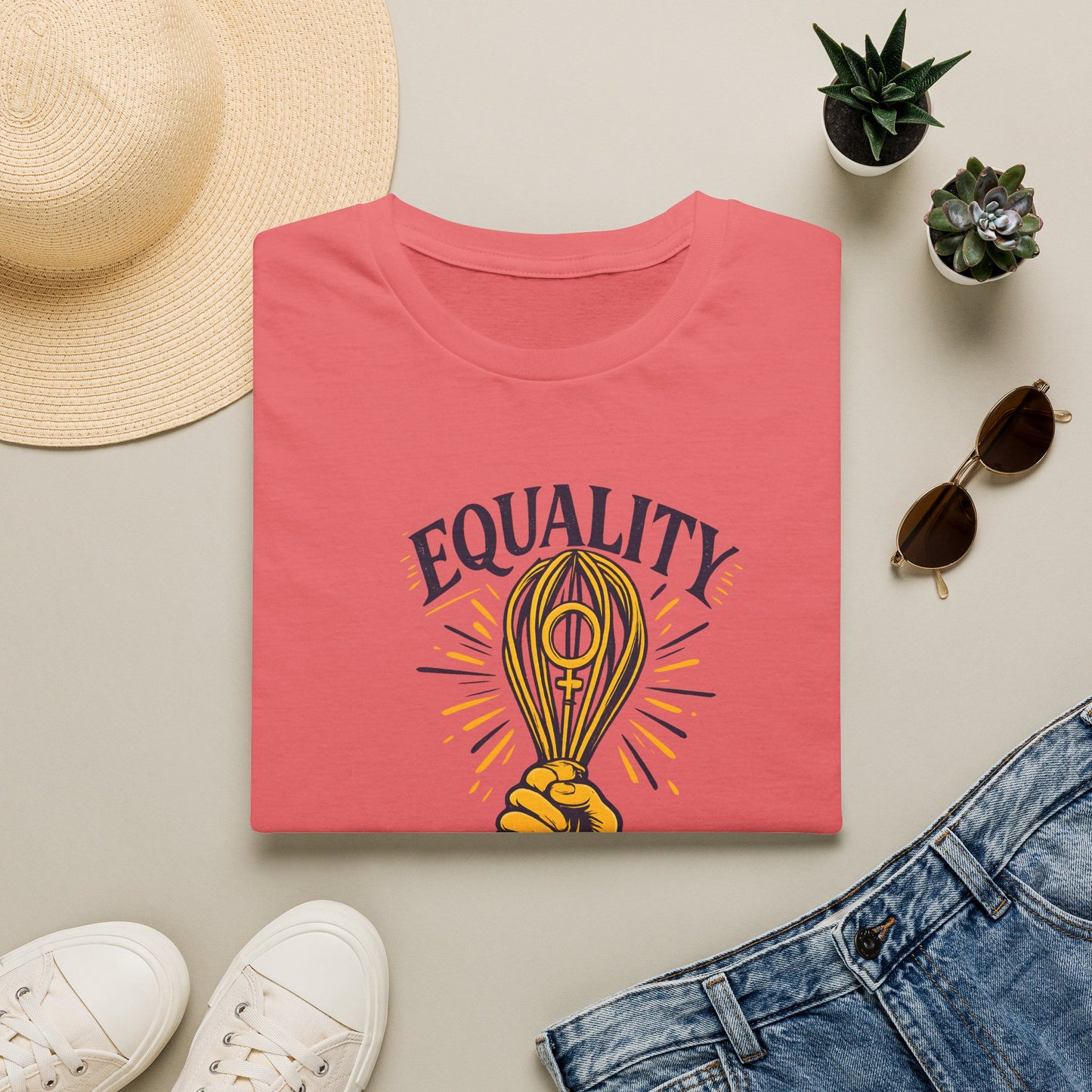 Equality Whisk T-Shirt — "Equality is the Secret Ingredient" Chef-Inspired Tee