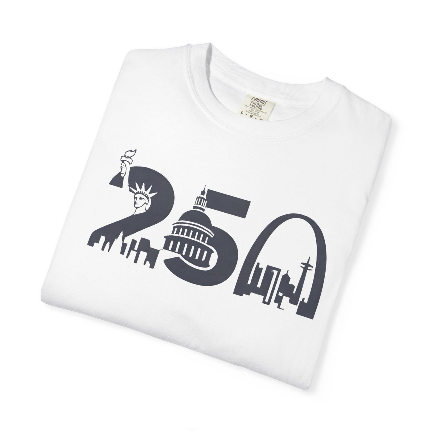 USA 250th Anniversary skyline Liberty design T-Shirt | Independence celebration