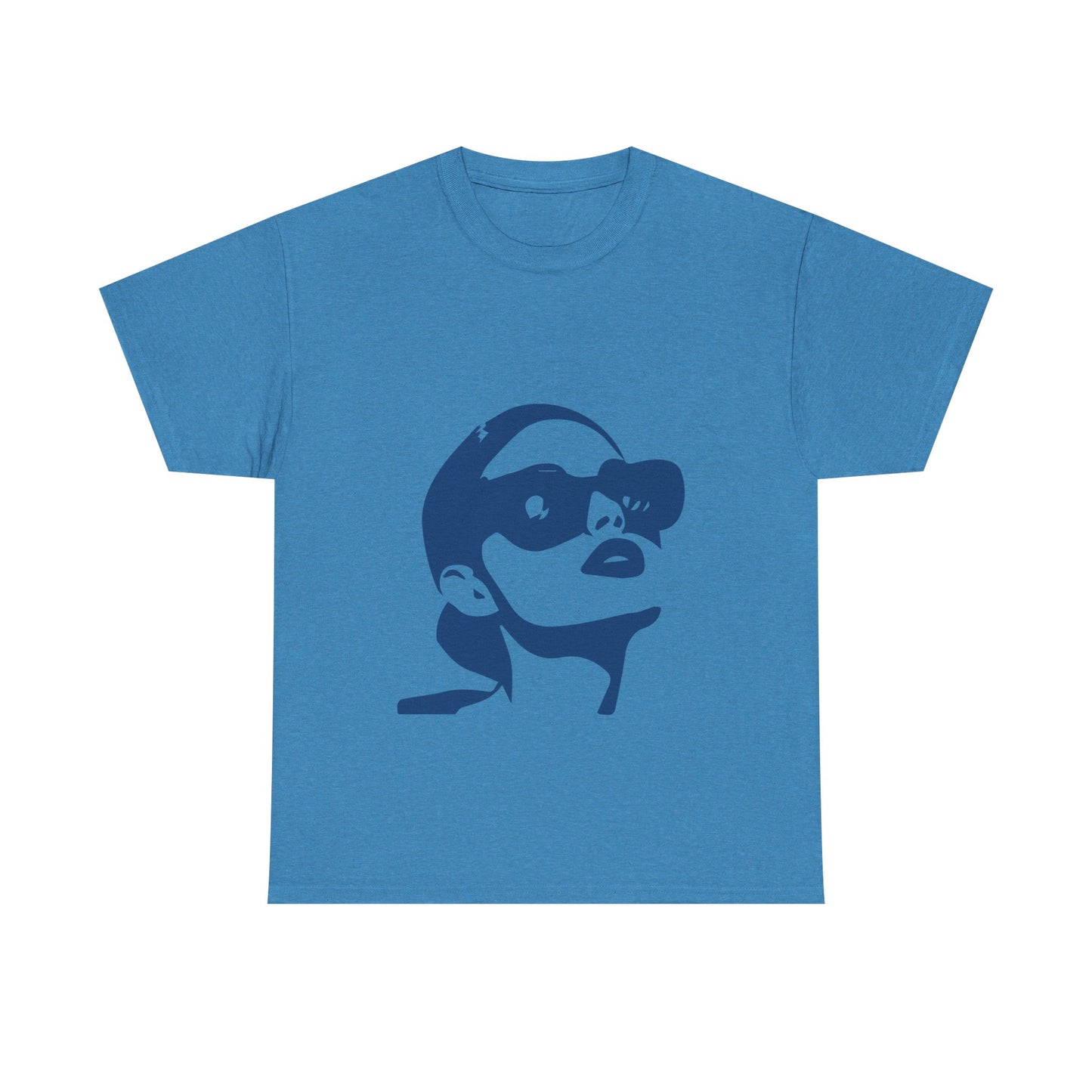 Retro Pop Art Sunglasses Face T-Shirt | Bold 60s 70s Vintage Cool Style | Gift for Art Lover Vintage Enthusiast | Groovy Statement Tee