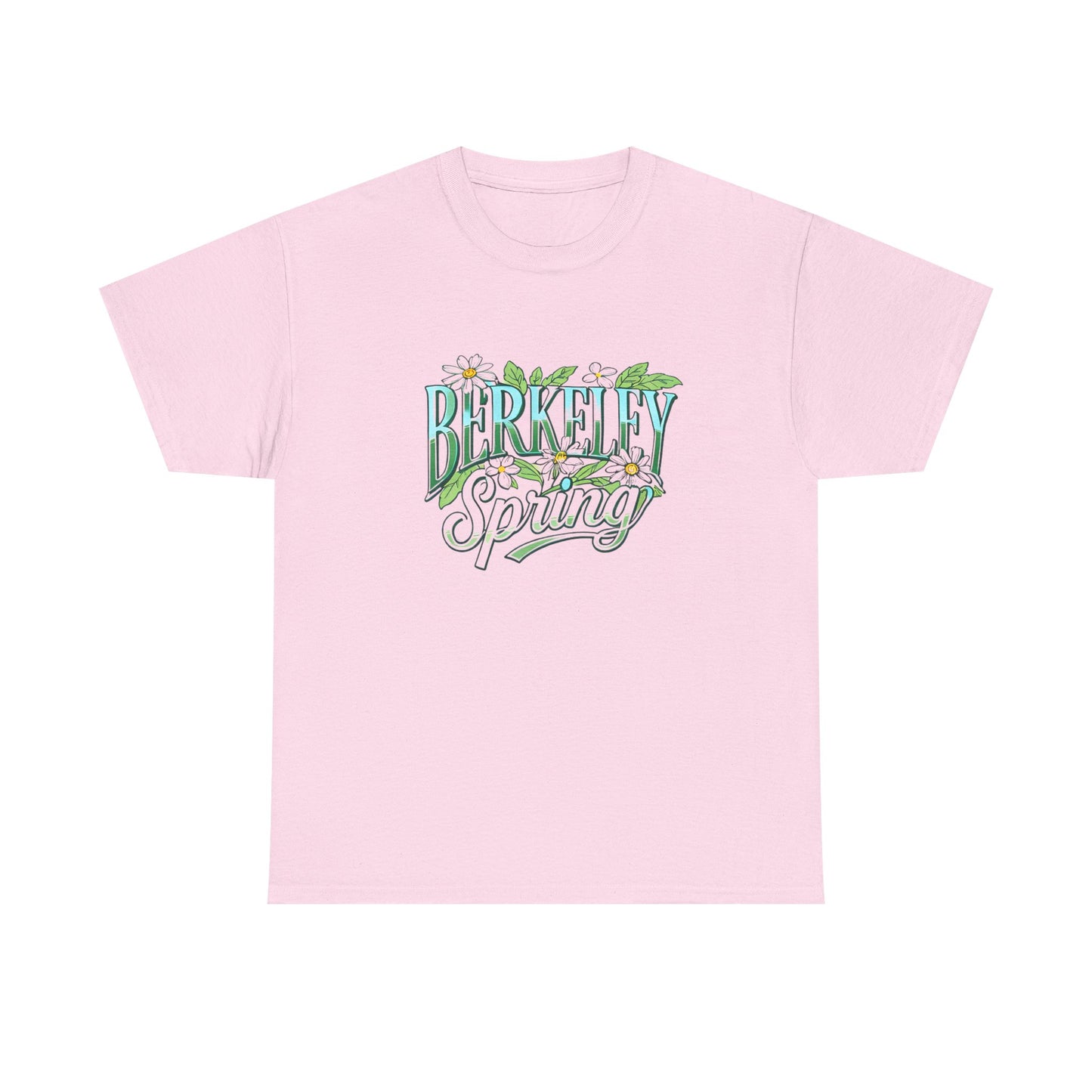 Berkeley California T-Shirt | Retro Spring Floral Script Tee | Bay Area College Town Gift | UC Berkeley Alumni Student Local Pride Shirt