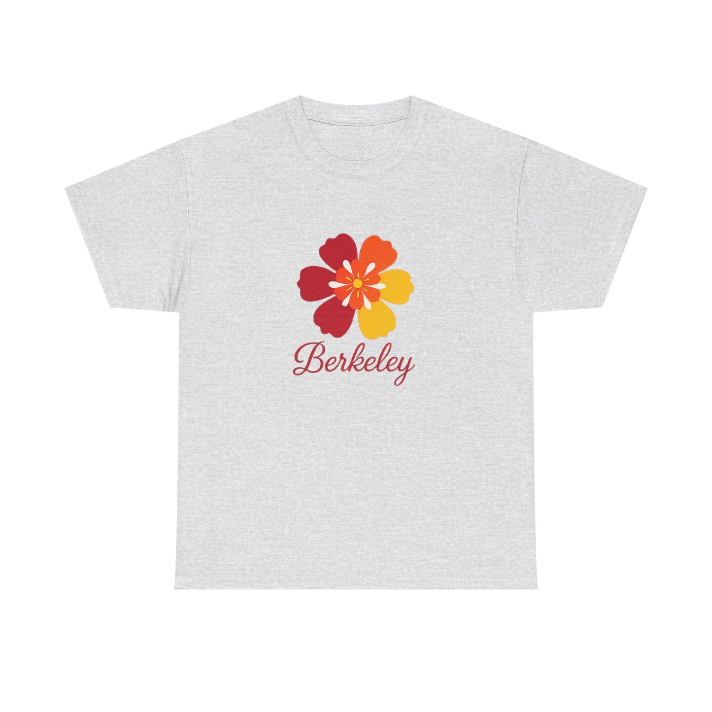 Berkeley California T-Shirt | Retro Spring Floral Script Tee | Bay Area College Town Gift | UC Berkeley Alumni Student Local Pride Shirt