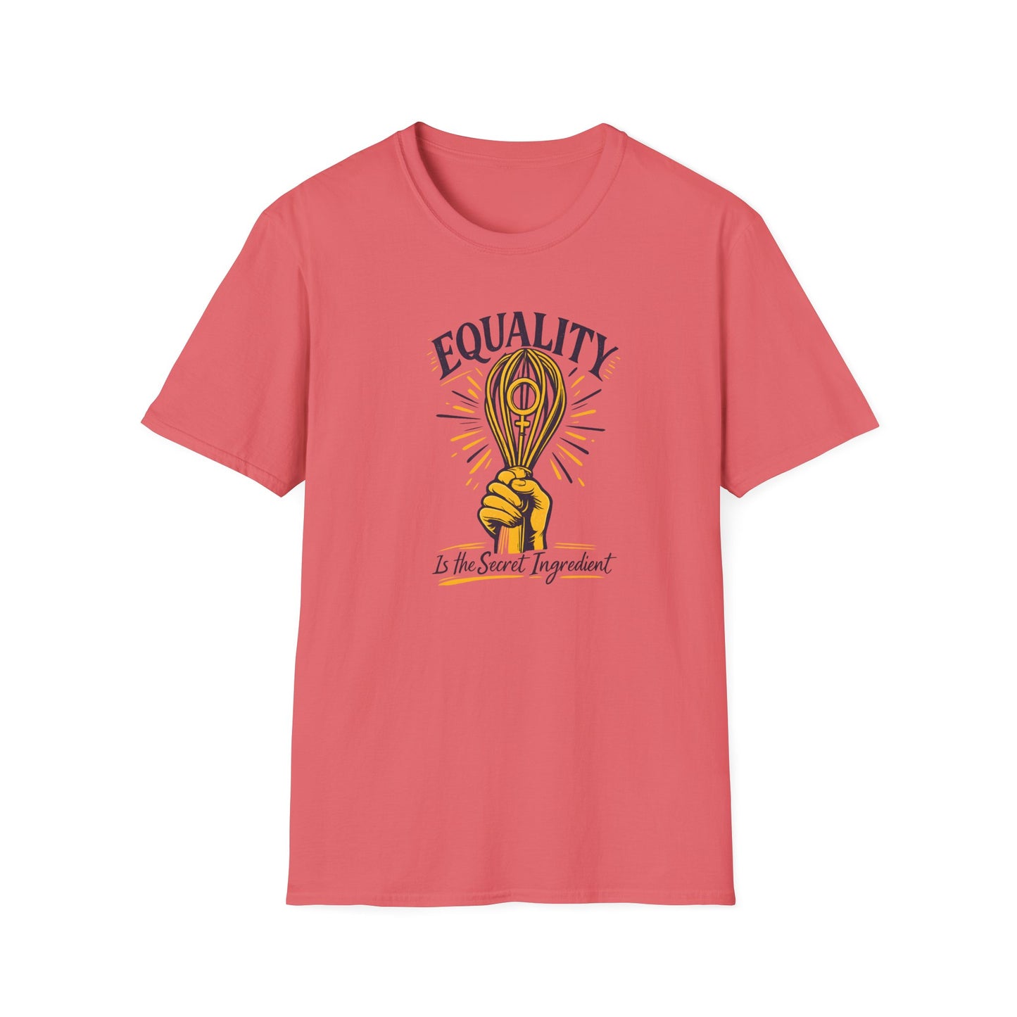Equality Whisk T-Shirt — "Equality is the Secret Ingredient" Chef-Inspired Tee