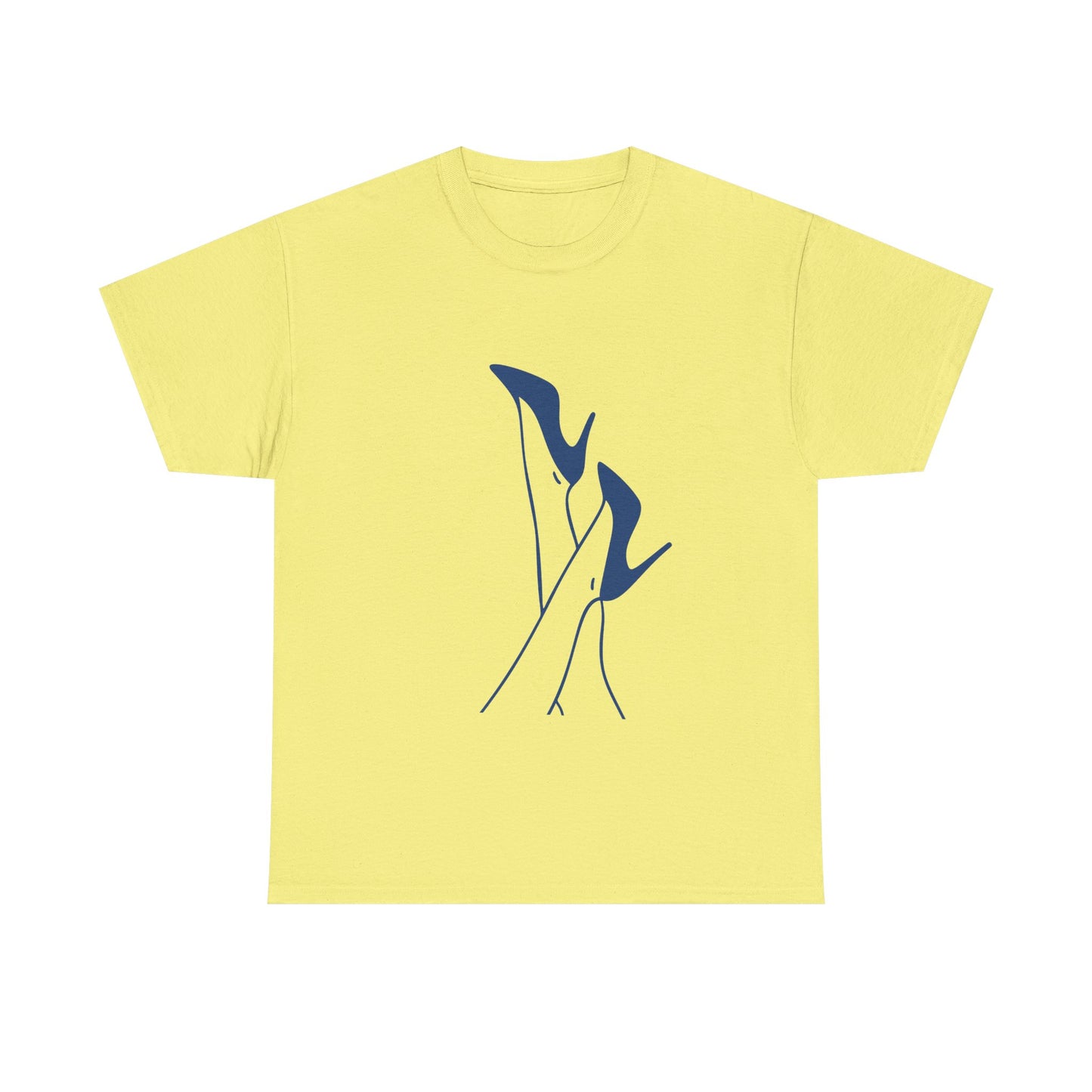 High Heels Silhouette Tee — Minimalist Fashion Graphic Shirt