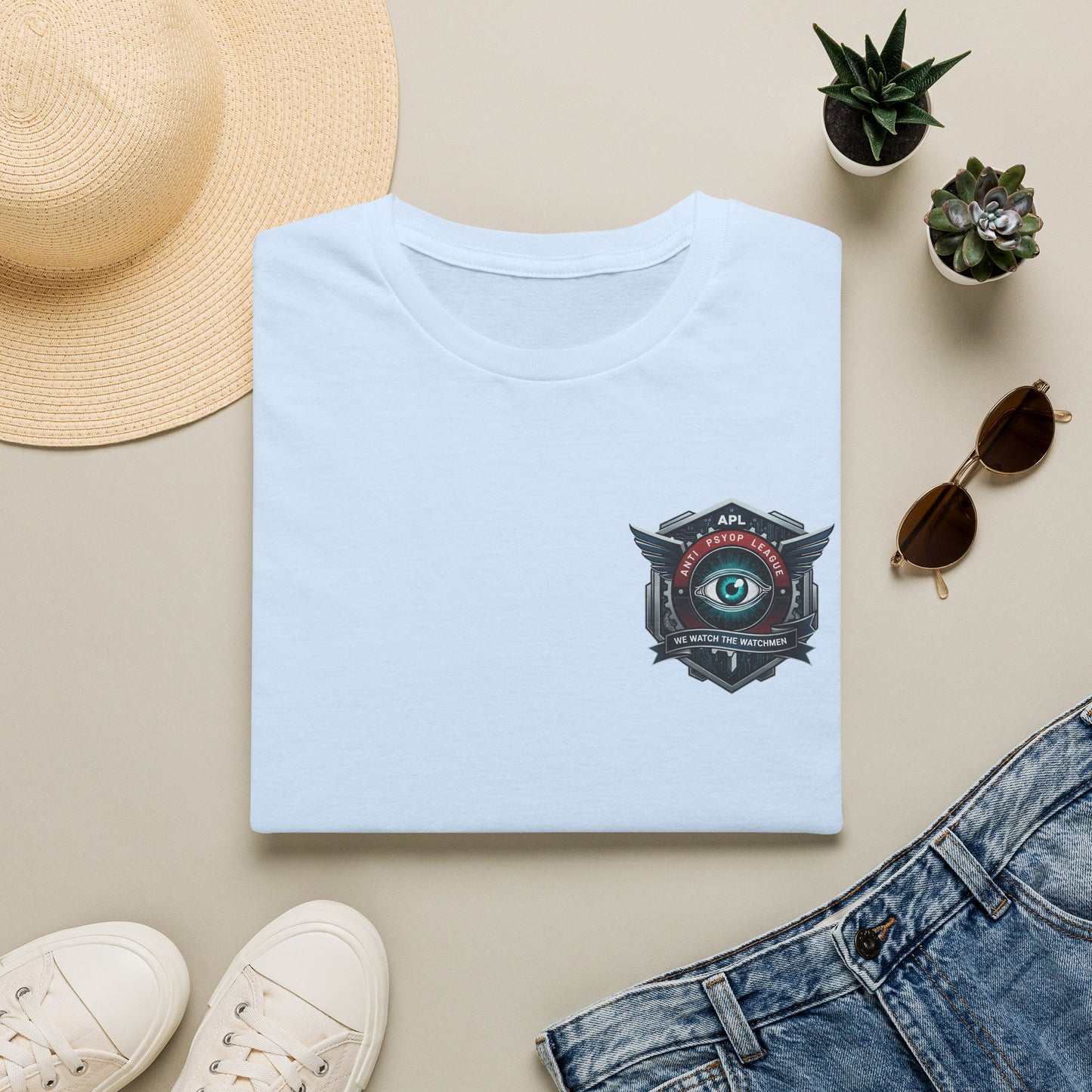 Eye Emblem T-Shirt — Retro All-Seeing Eye Graphic Tee
