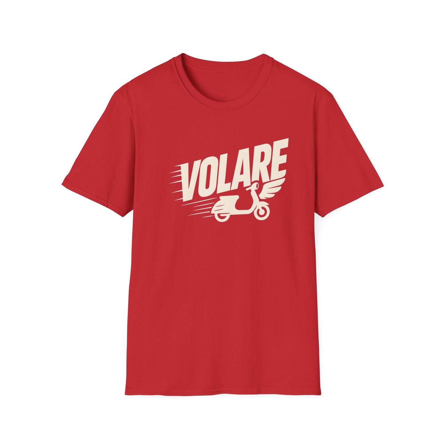 Volare Scooter T‑Shirt — Vintage Vespa Ride Graphic Tee