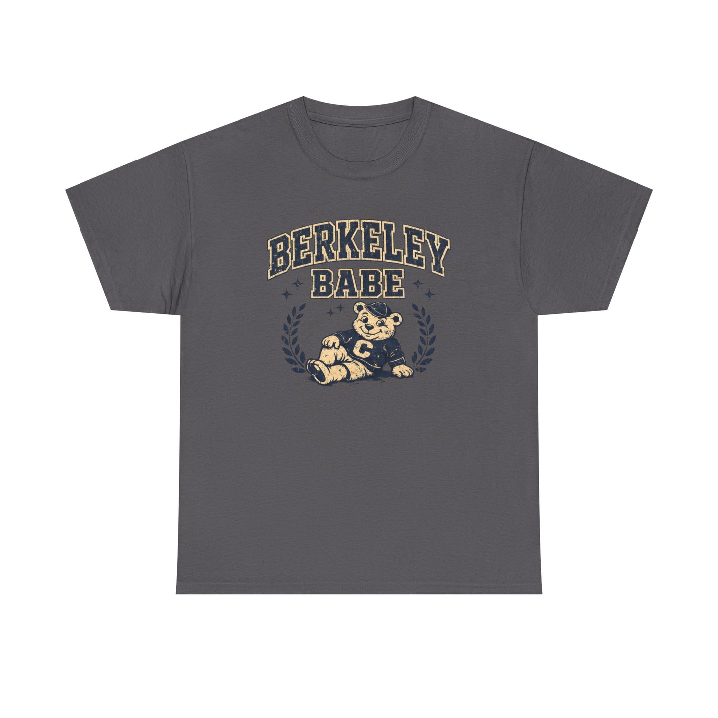 Berkeley Babe Tee — Vintage Campus Bear Graphic T‑Shirt