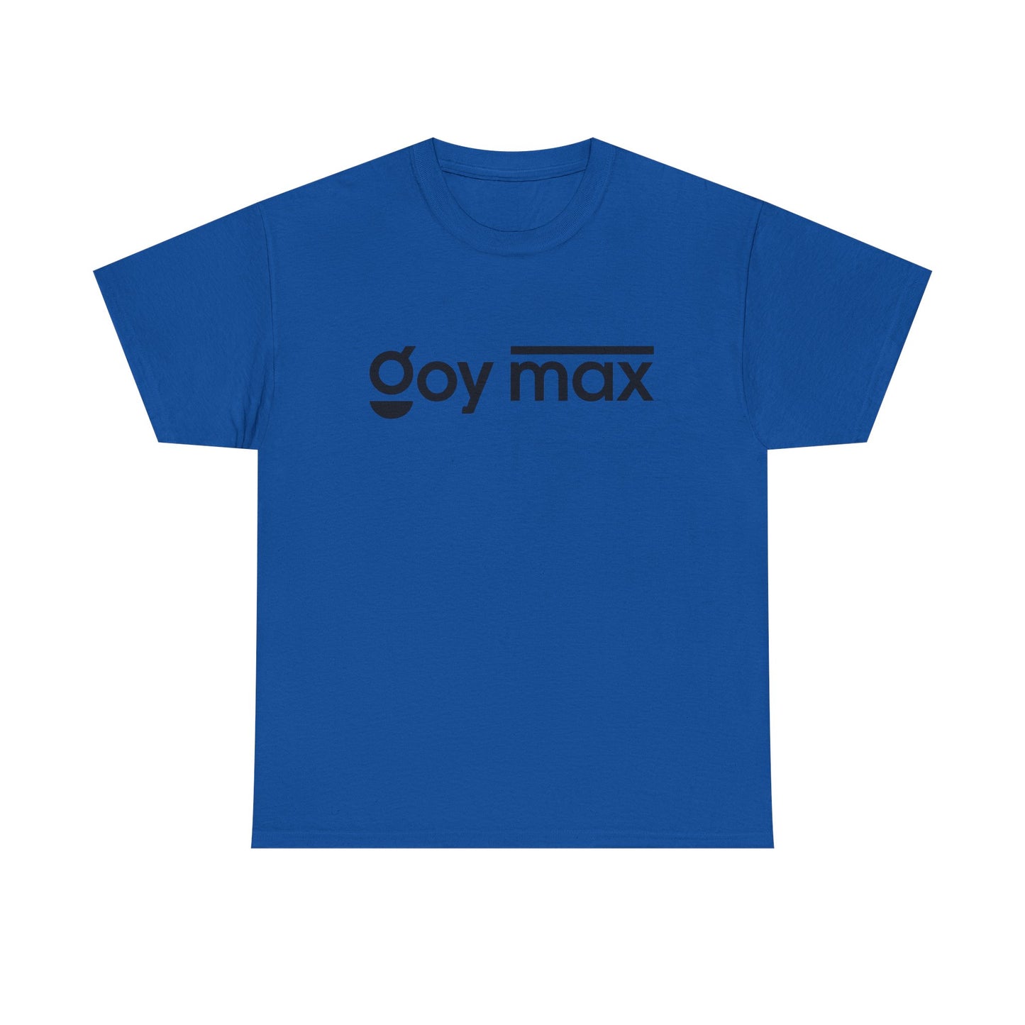 Goy Max Minimalist Logo Tee, Subtle Chest Text Shirt, Modern Typography Top, Clean Aesthetic Streetwear, Internet Meme Fashion