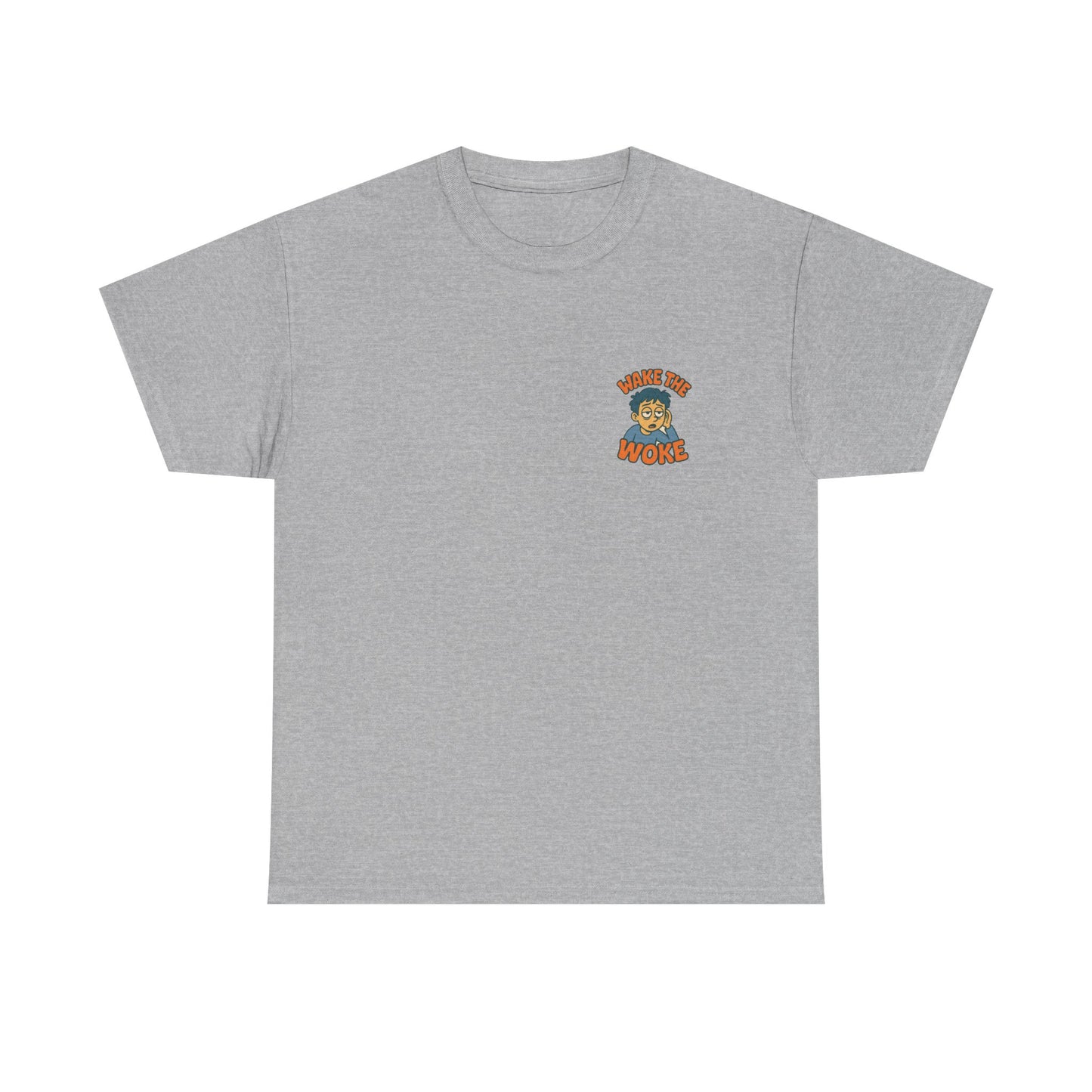 Wake The Woke Rebellion T-Shirt | Political Satire Anti-Woke Movement | Conservative Truth Seeker Gift | Liberty Freedom Statement Tee