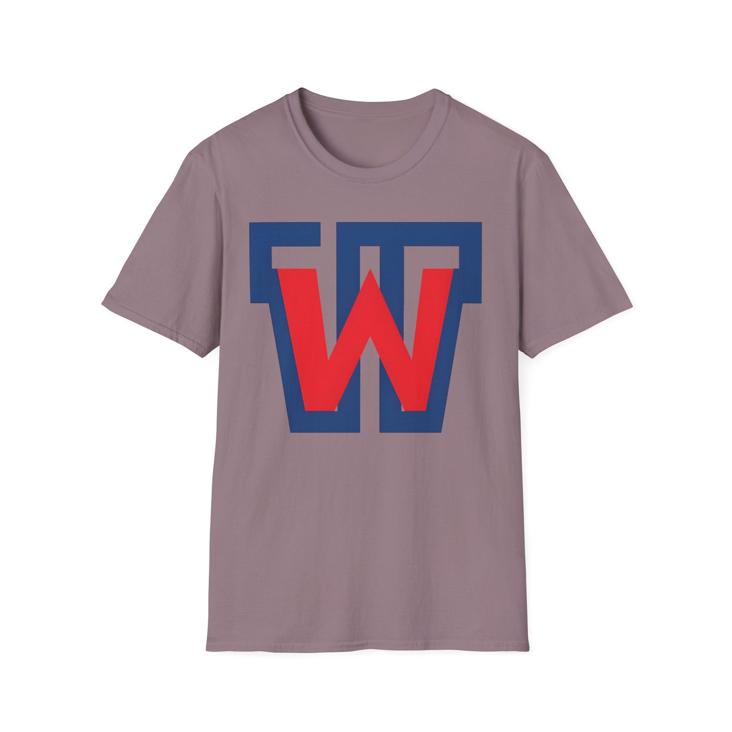Victory 'W' Graphic T-Shirt — Retro Red & Navy Letterman Logo