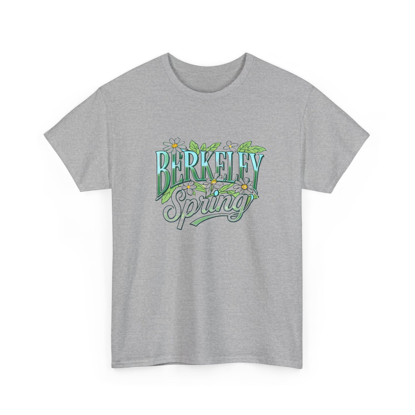 Berkeley California T-Shirt | Retro Spring Floral Script Tee | Bay Area College Town Gift | UC Berkeley Alumni Student Local Pride Shirt