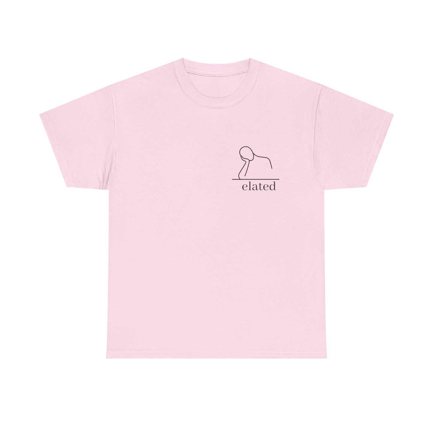 Face in Palm Line Art T-Shirt | Minimalist Illustration Tired Mood | Gift Burnt Out Stressed Relatable Humor | Mental Health Awareness Tee