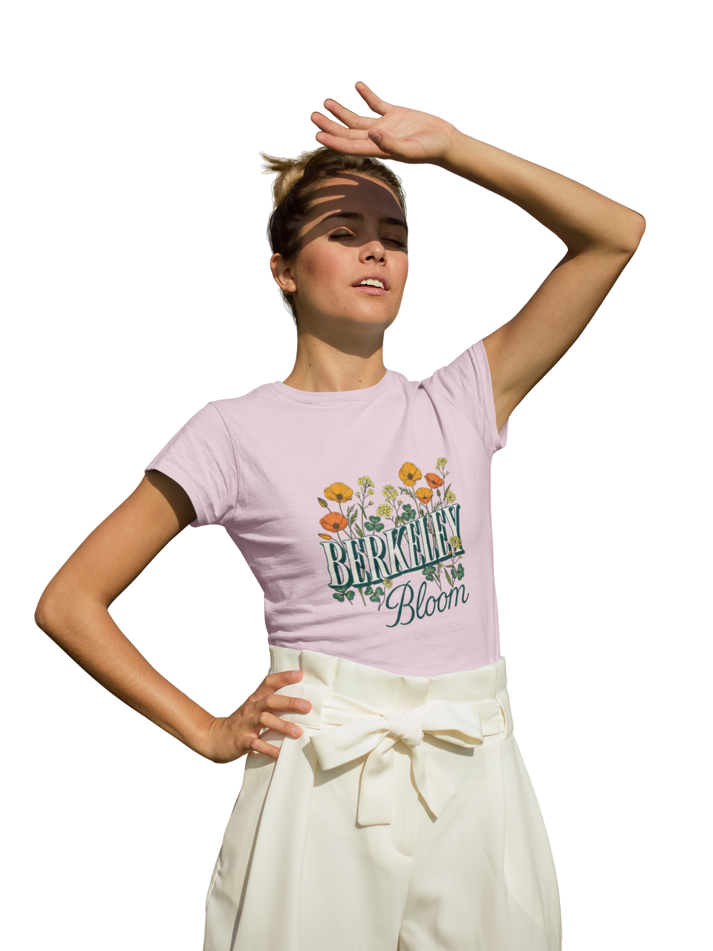 Berkeley Bloom Floral Tee — 'Berkeley Bloom' Vintage Botanical T-Shirt