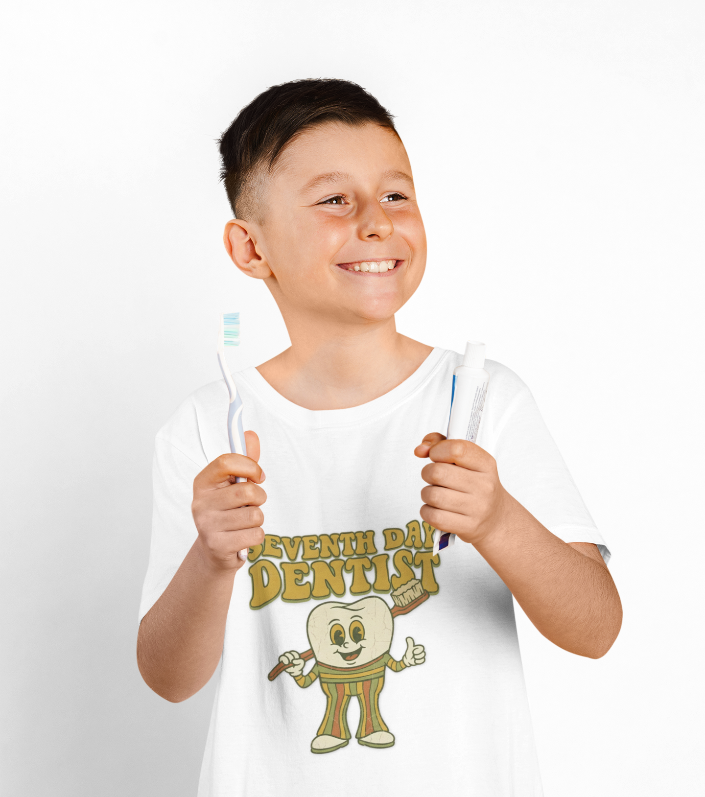 Thou Shall Flosst Seventh Day Dentist T-Shirt | Dental Humor, Tooth Design